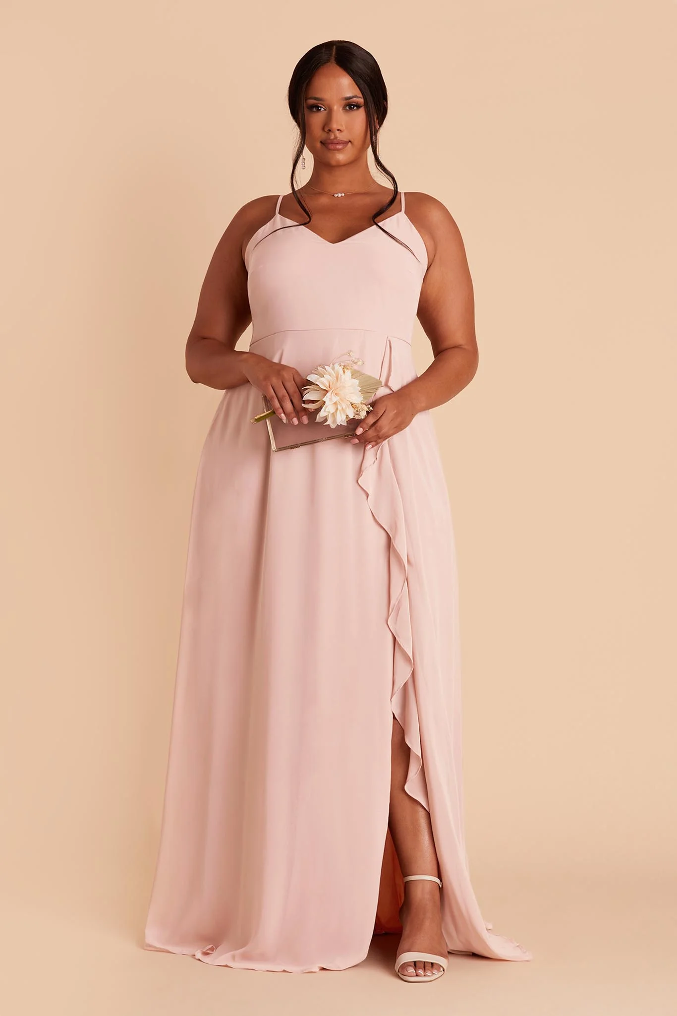 Swatch - Chiffon in Blush Pink - Image 3