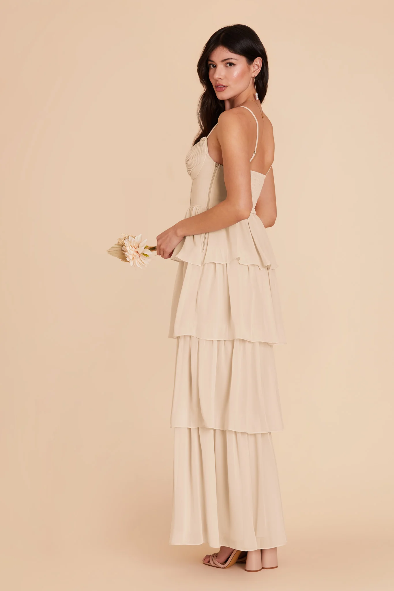 Swatch - Chiffon in Champagne - Image 4