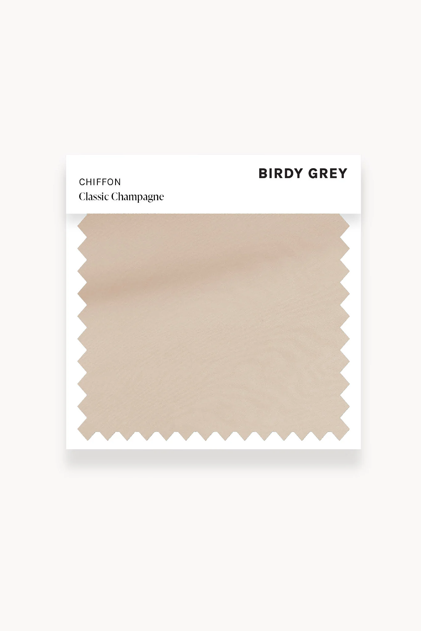 Swatch - Chiffon in Classic Champagne