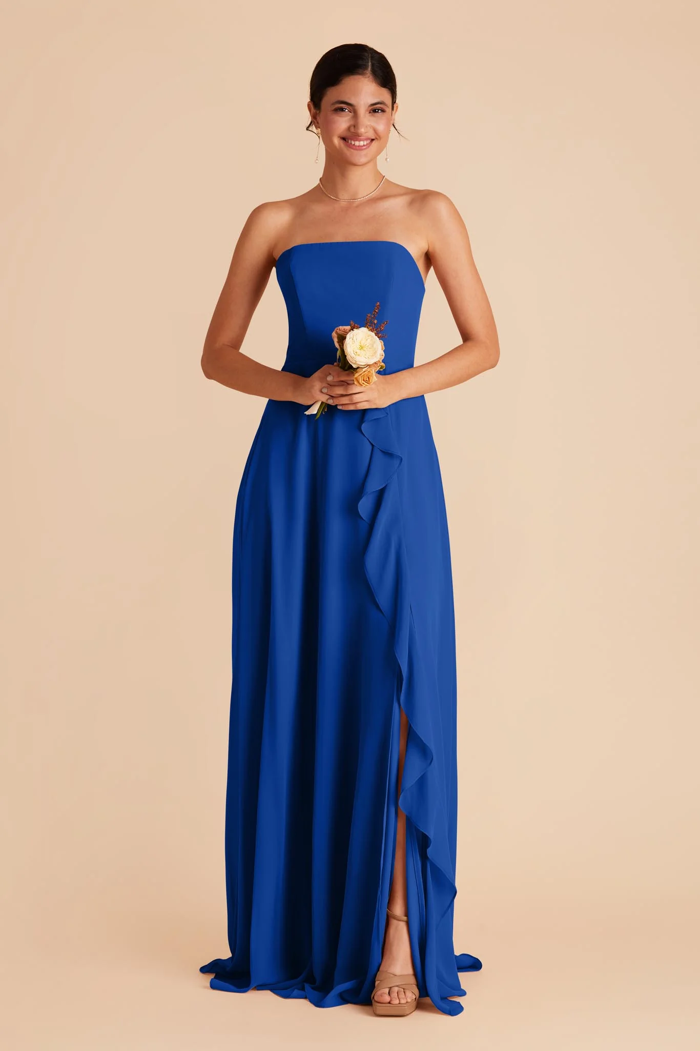 Swatch - Chiffon in Cobalt Blue - Image 2