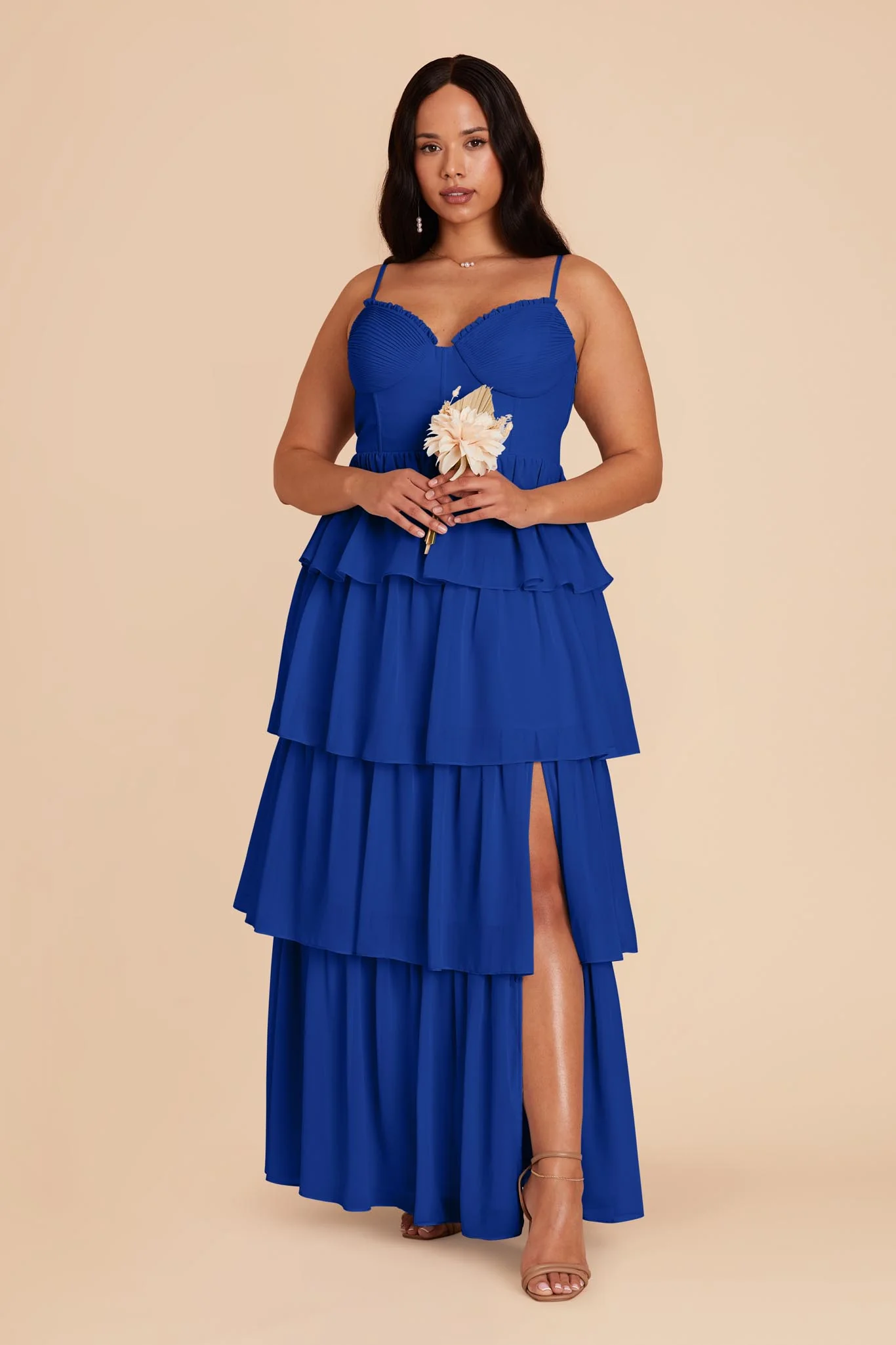 Swatch - Chiffon in Cobalt Blue - Image 3