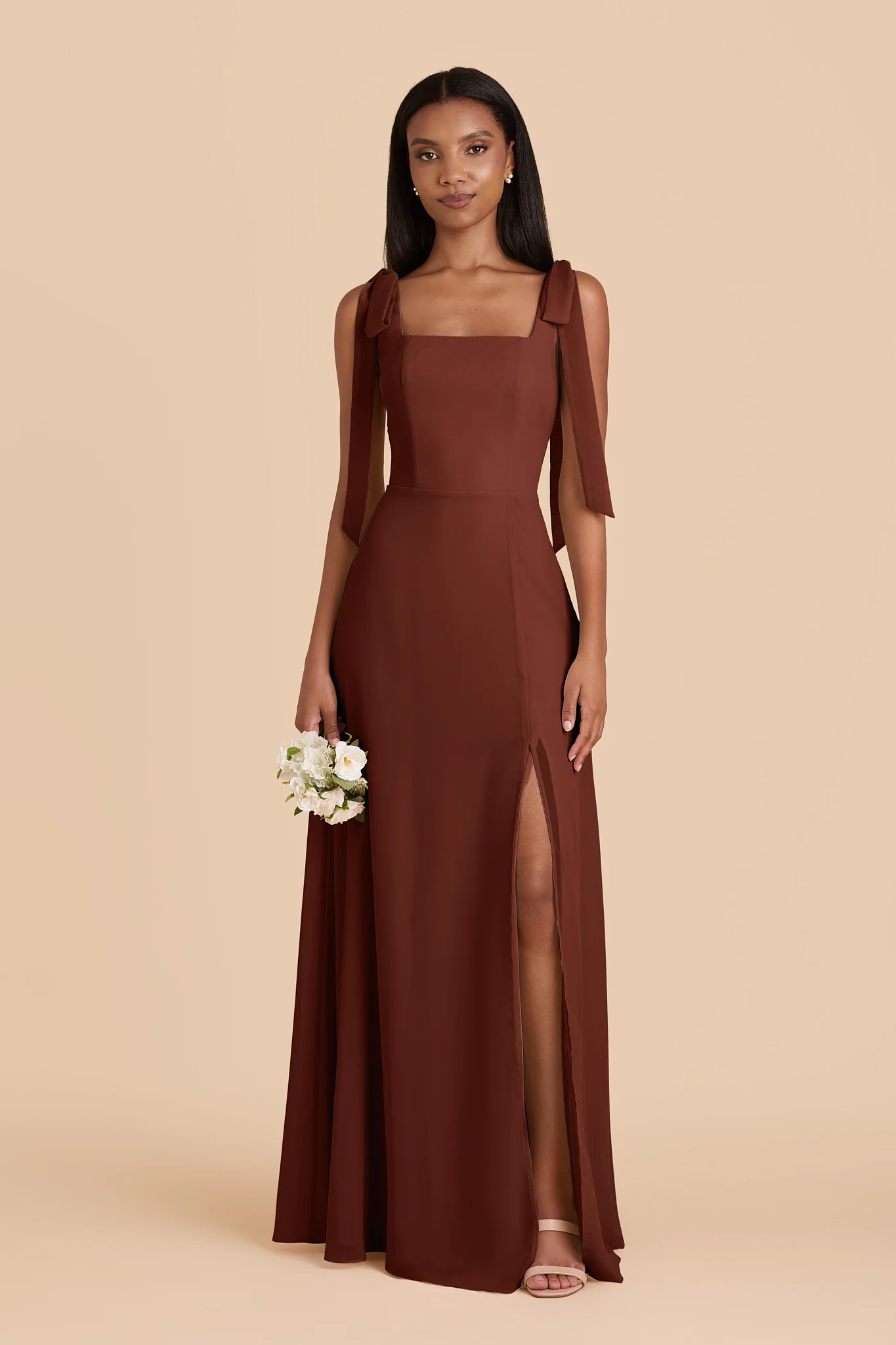 Swatch - Chiffon in Cognac - Image 4