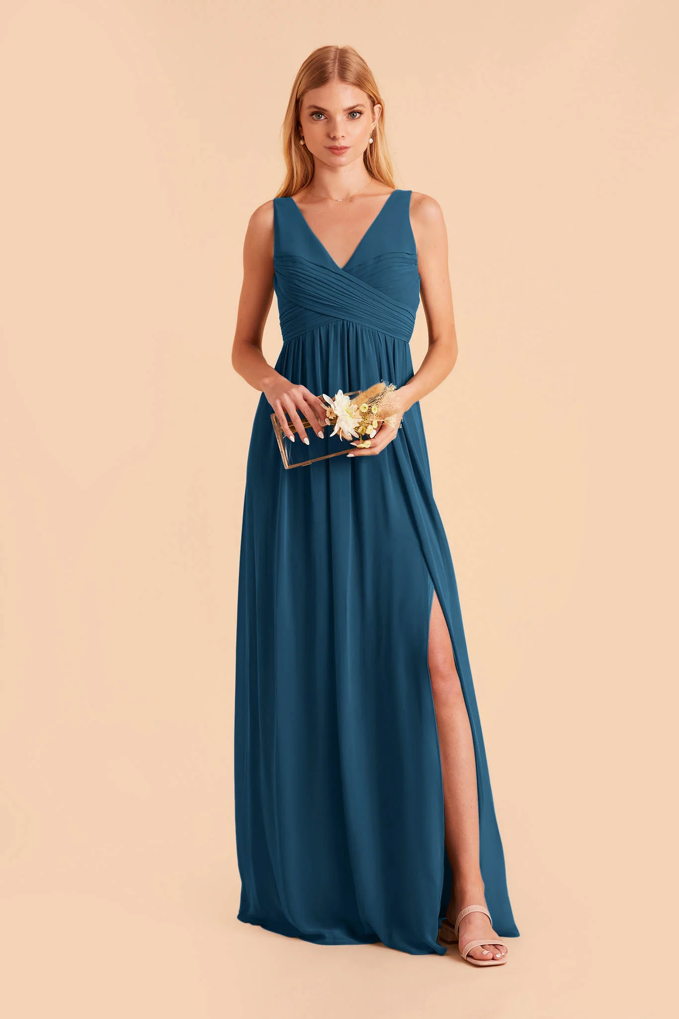 Swatch - Chiffon in Dark Teal - Image 4