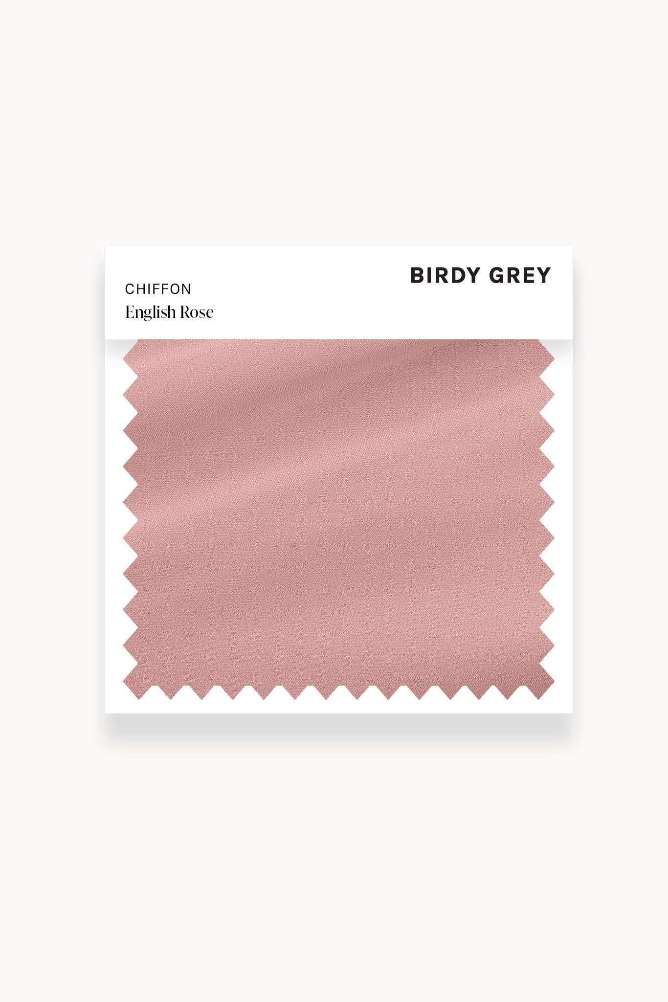Swatch - Chiffon in English Rose