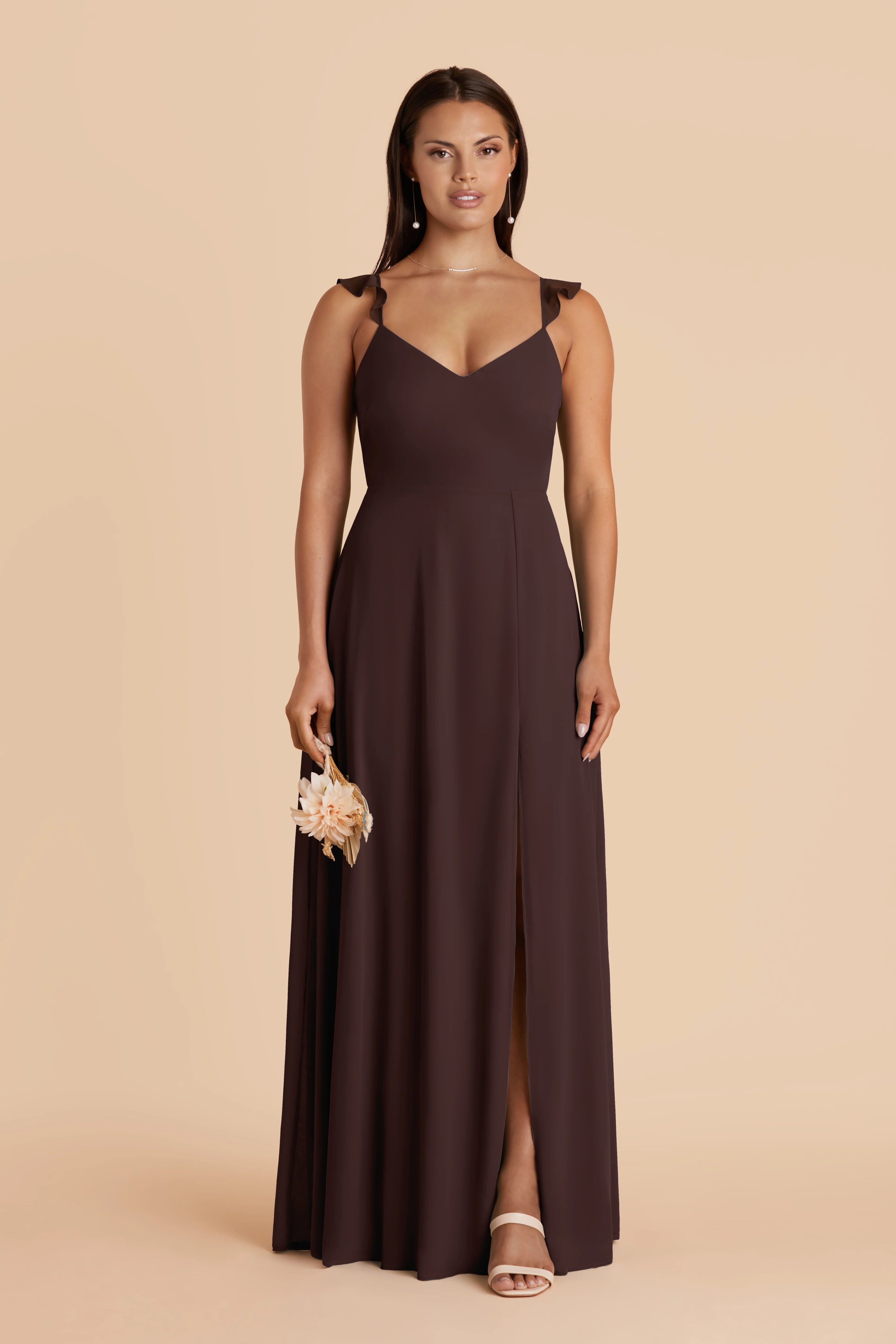 Swatch - Chiffon in Espresso - Image 4