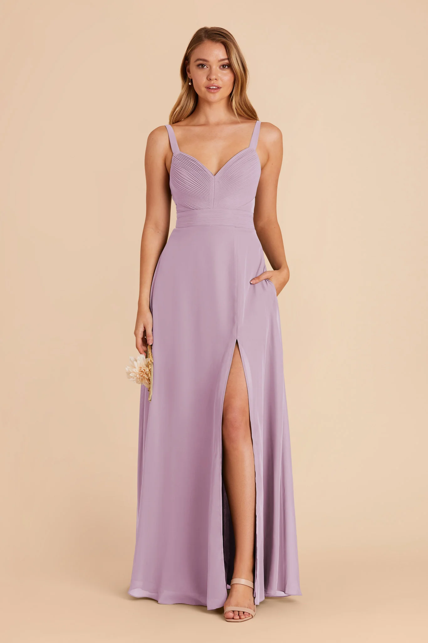 Swatch - Chiffon in Lavender - Image 3