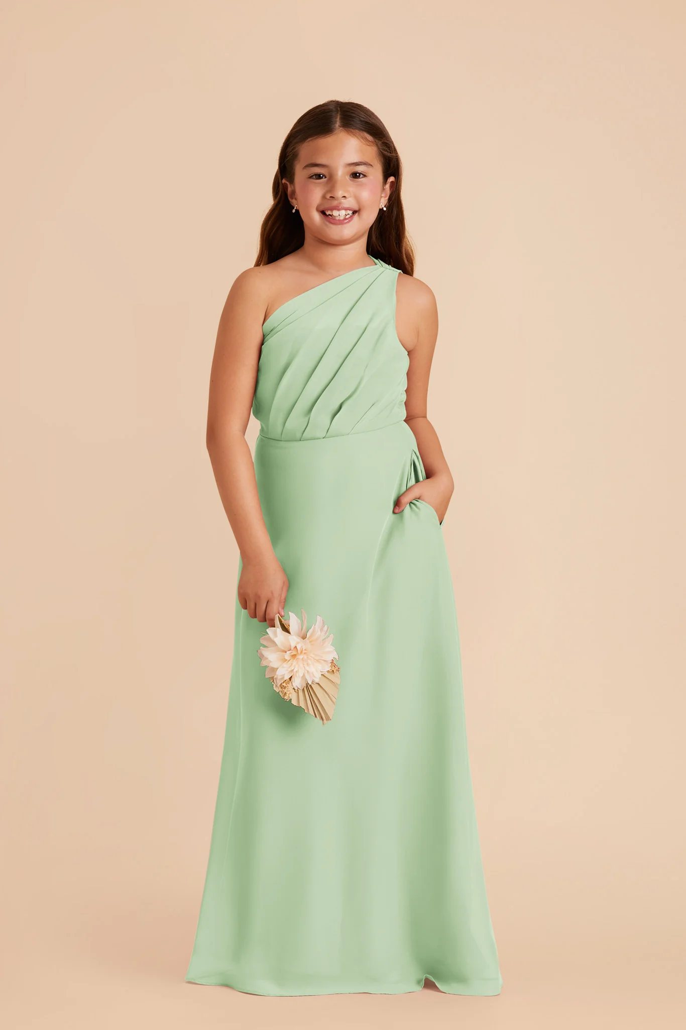 Swatch - Chiffon in Pistachio - Image 4