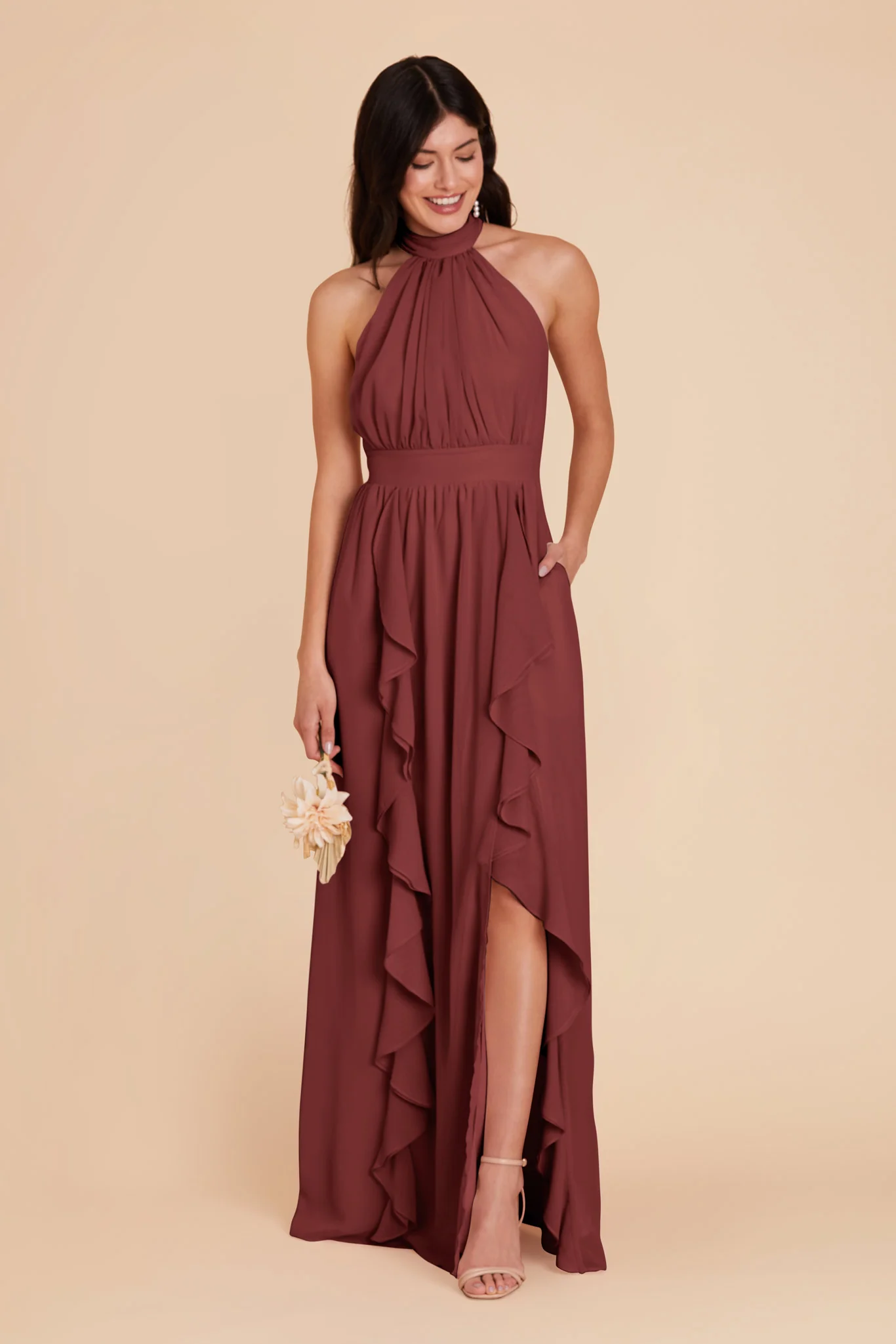 Swatch - Chiffon in Rosewood - Image 2