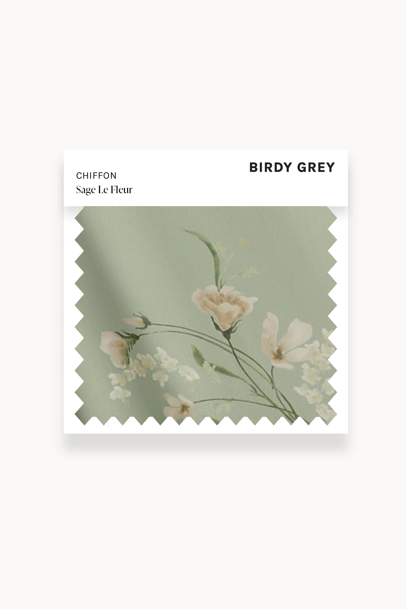 Swatch - Chiffon in Sage Le Fleur