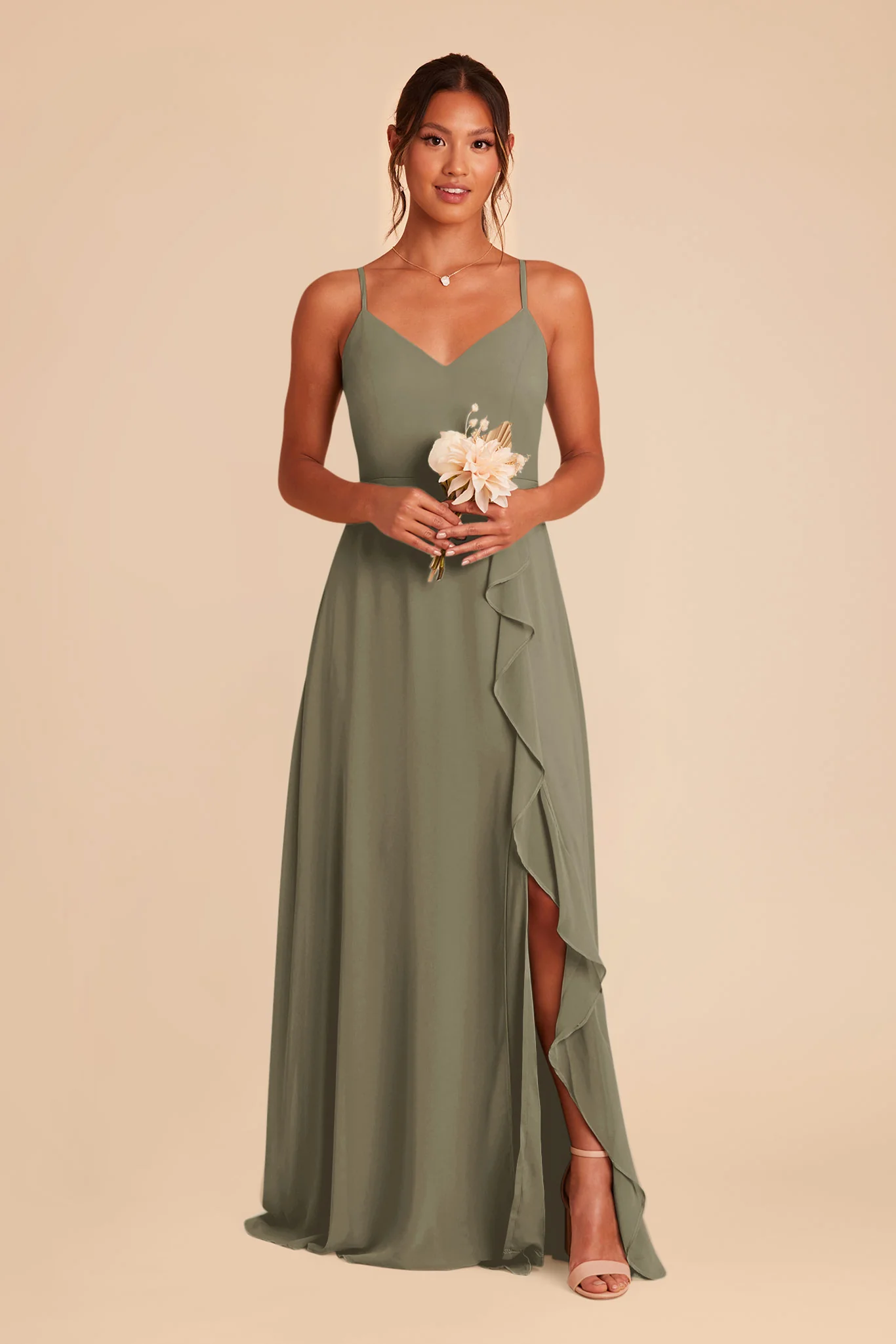 Swatch - Chiffon in Thyme - Image 3