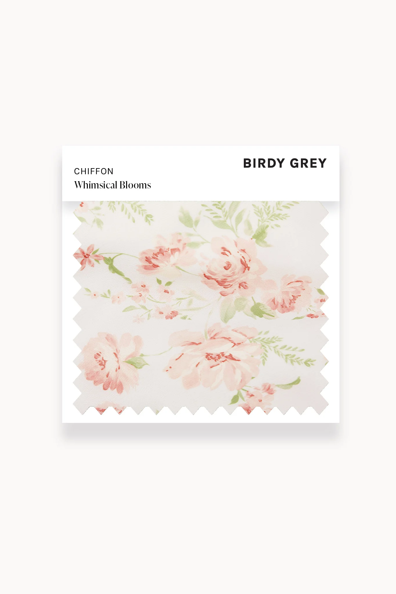Swatch - Chiffon in Whimsical Blooms