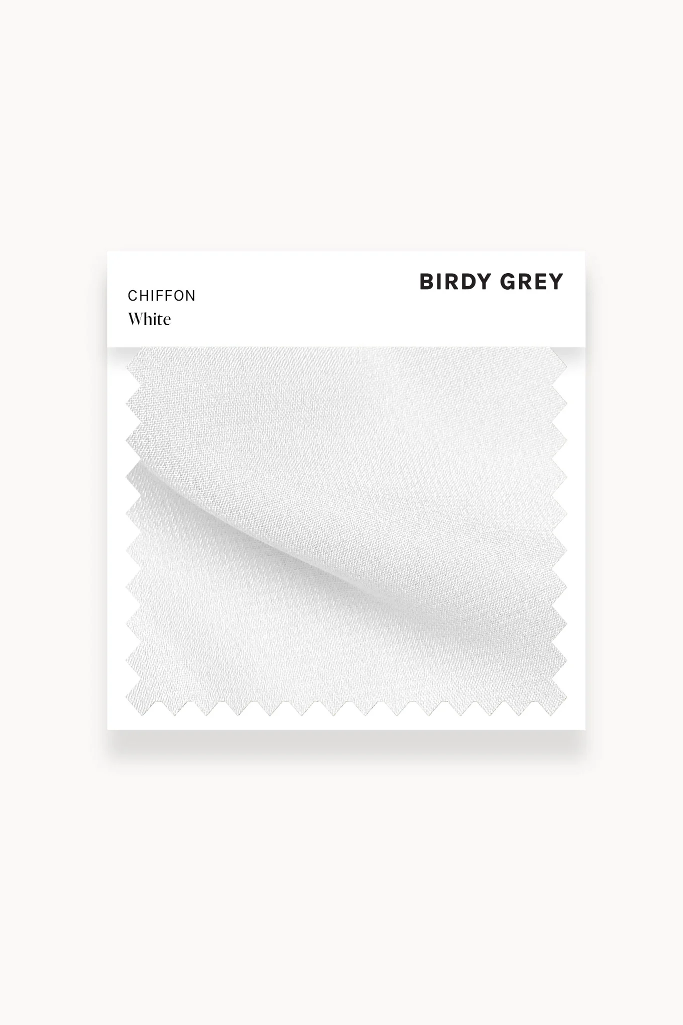 Swatch - Chiffon in White