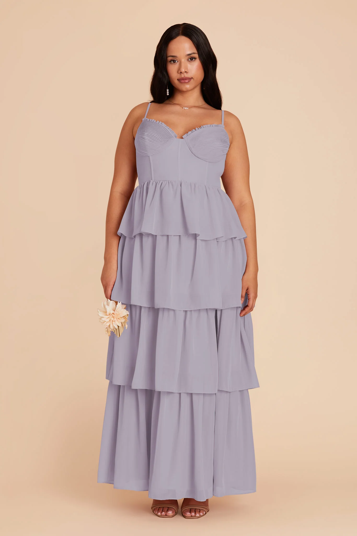 Swatch - Chiffon in Dusty Lilac - Image 3