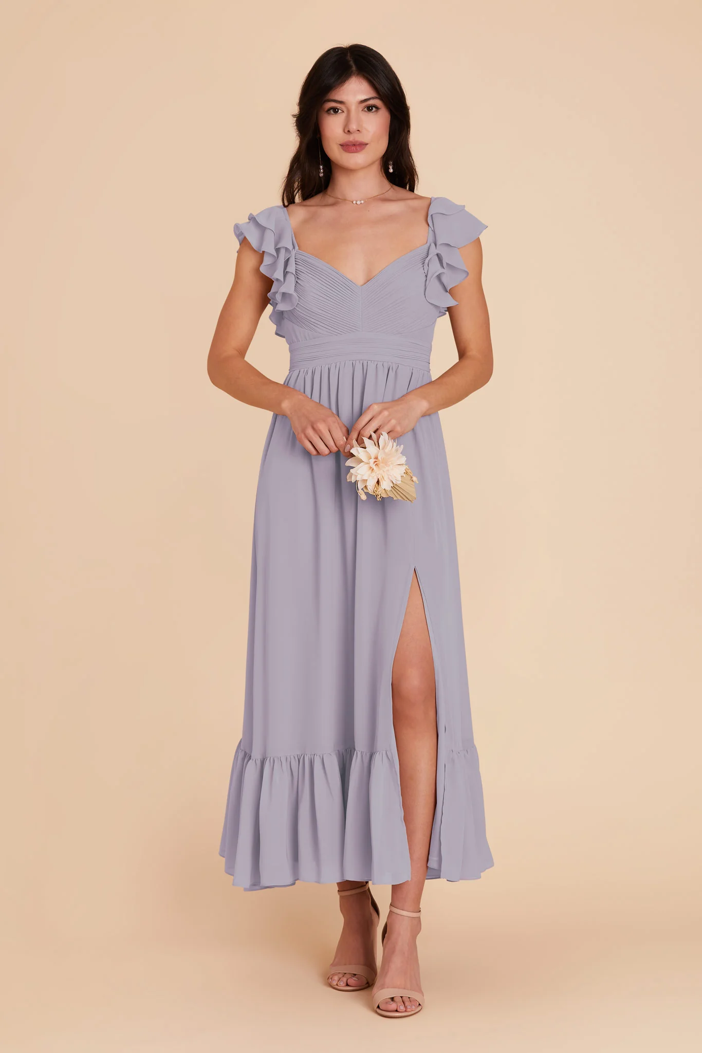 Swatch - Chiffon in Dusty Lilac - Image 4