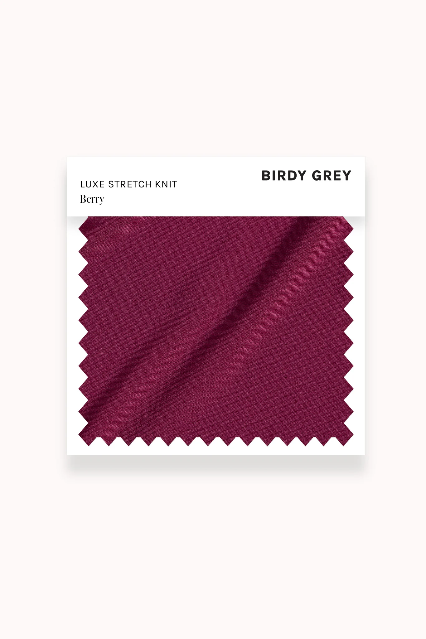 Swatch - Luxe Stretch Knit in Berry