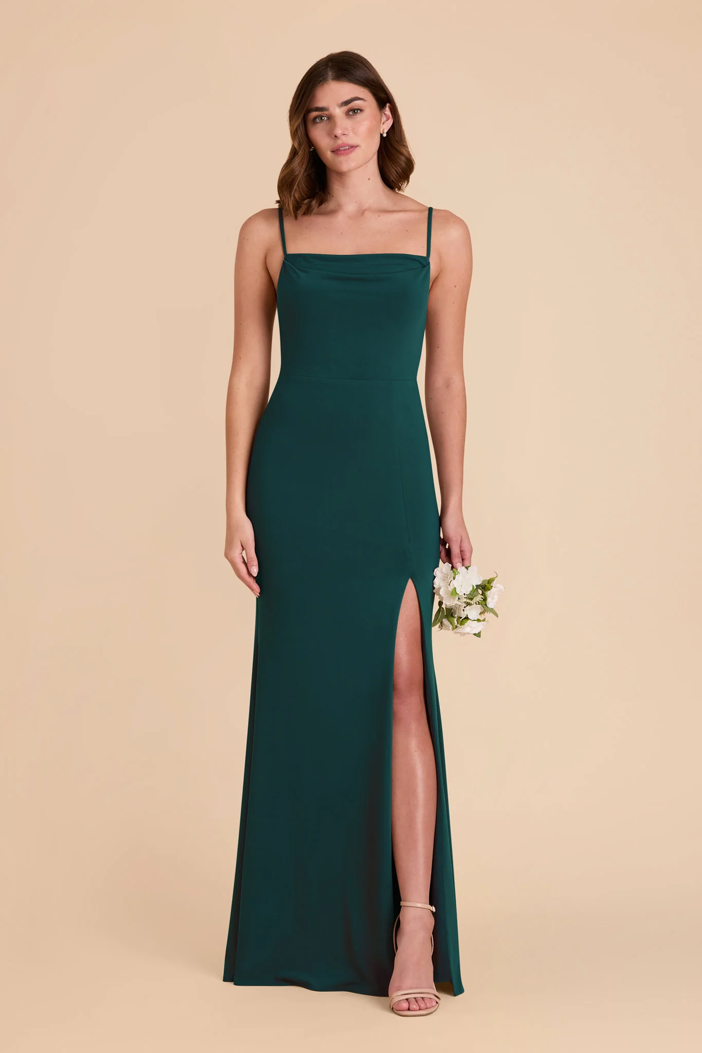 Swatch - Luxe Stretch Knit in Emerald - Image 3