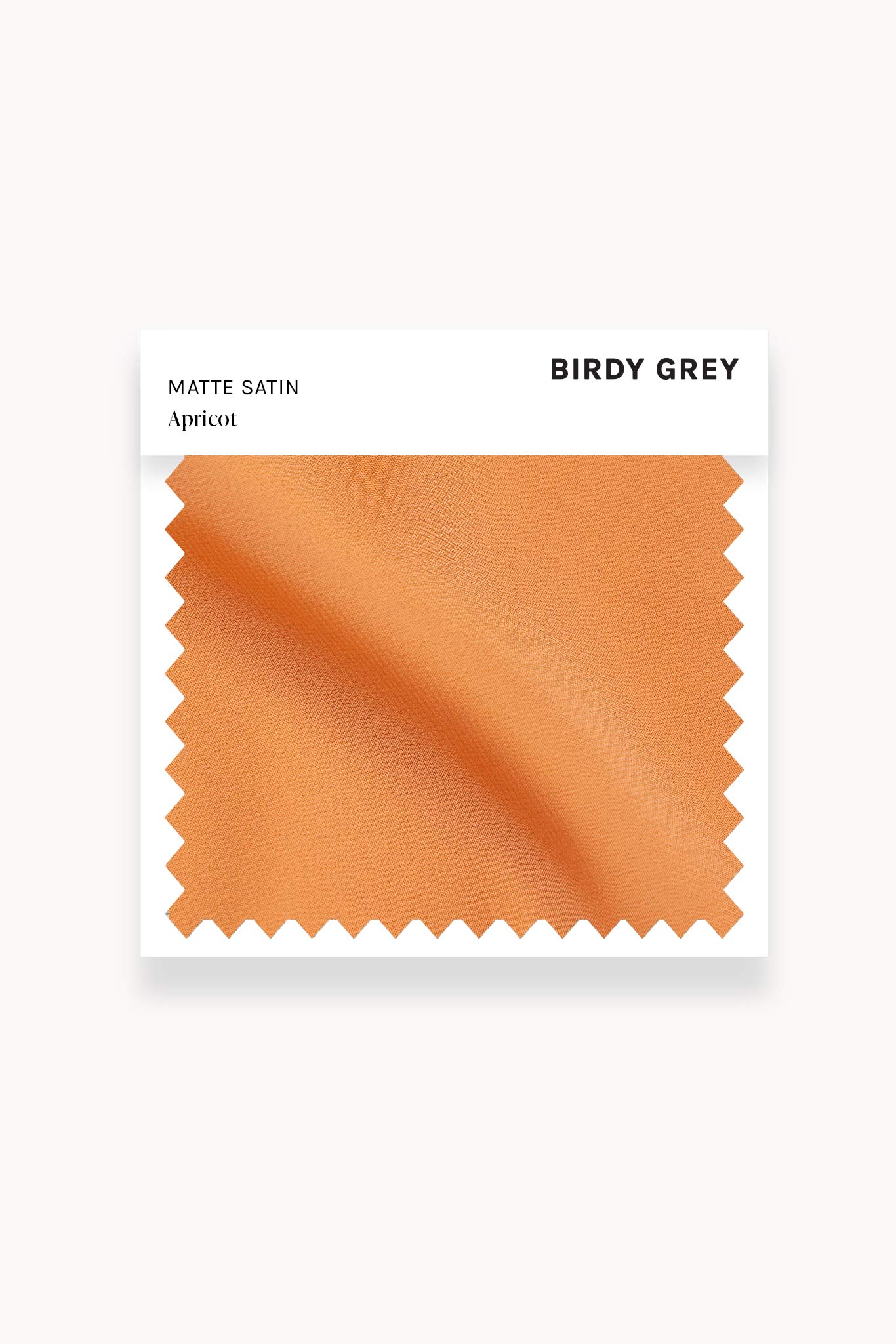 Swatch - Matte Satin in Apricot