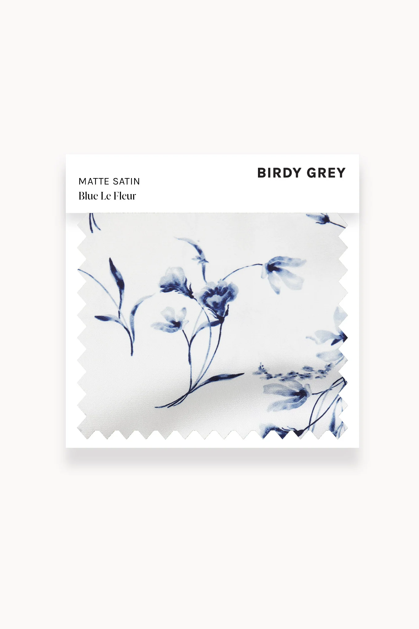 Swatch - Matte Satin in Blue Le Fleur