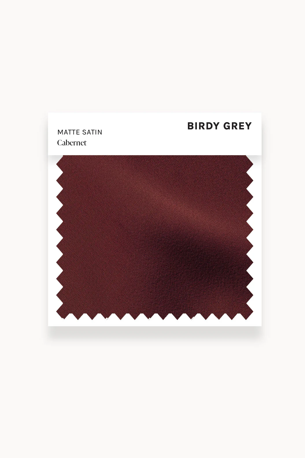 Swatch - Matte Satin in Cabernet