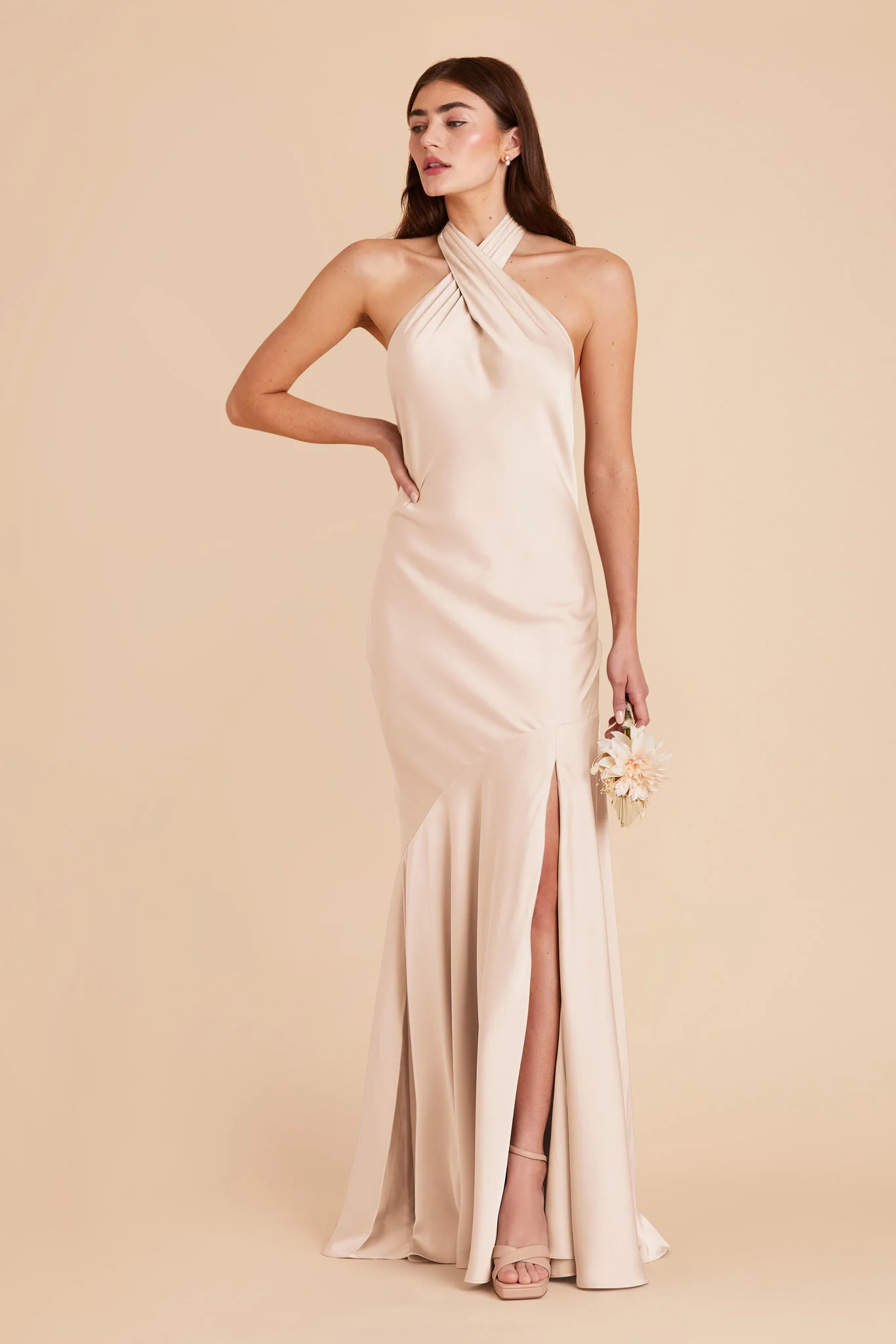 Swatch - Matte Satin in Champagne - Image 4