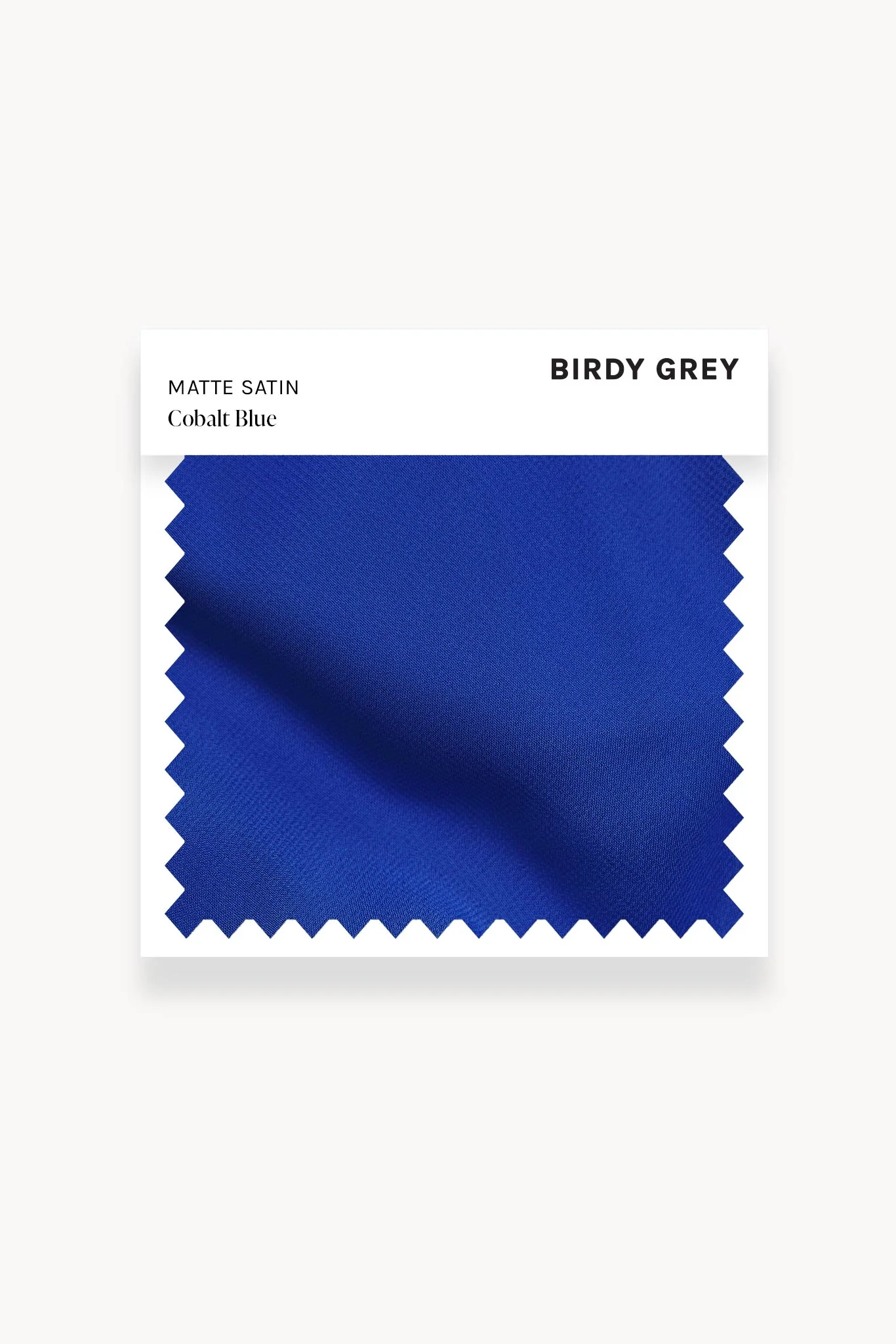 Swatch - Matte Satin in Cobalt Blue