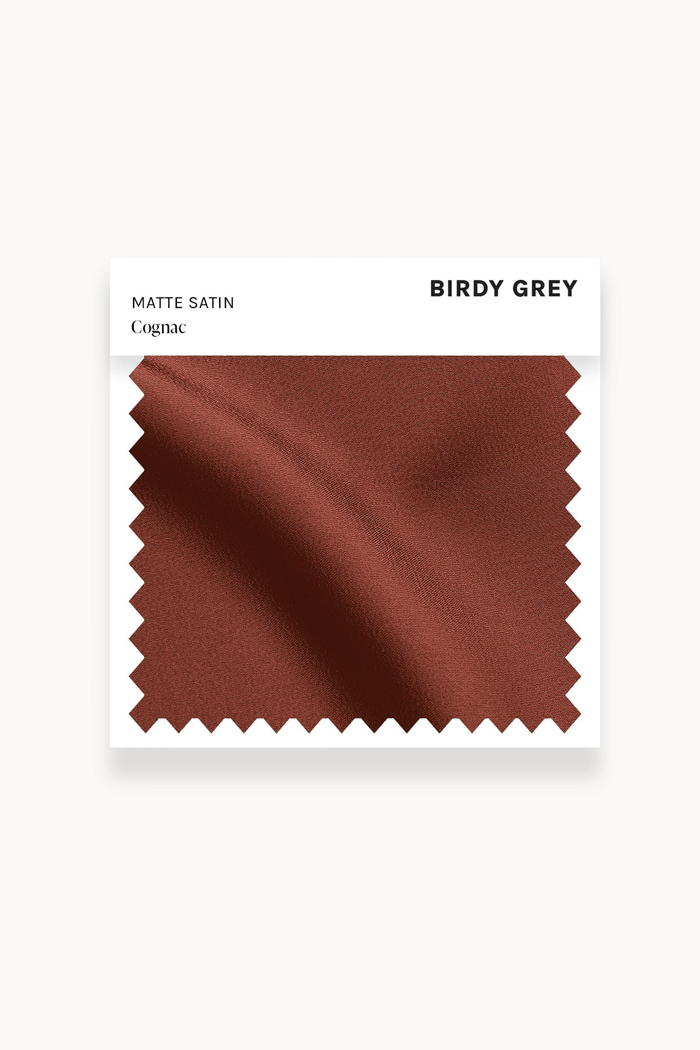 Swatch - Matte Satin in Cognac