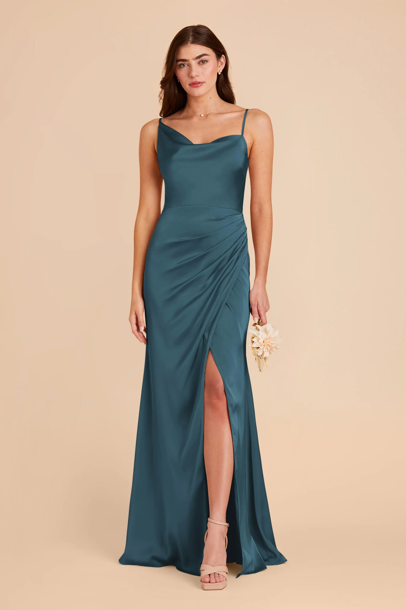 Swatch - Matte Satin in Dark Teal - Image 4