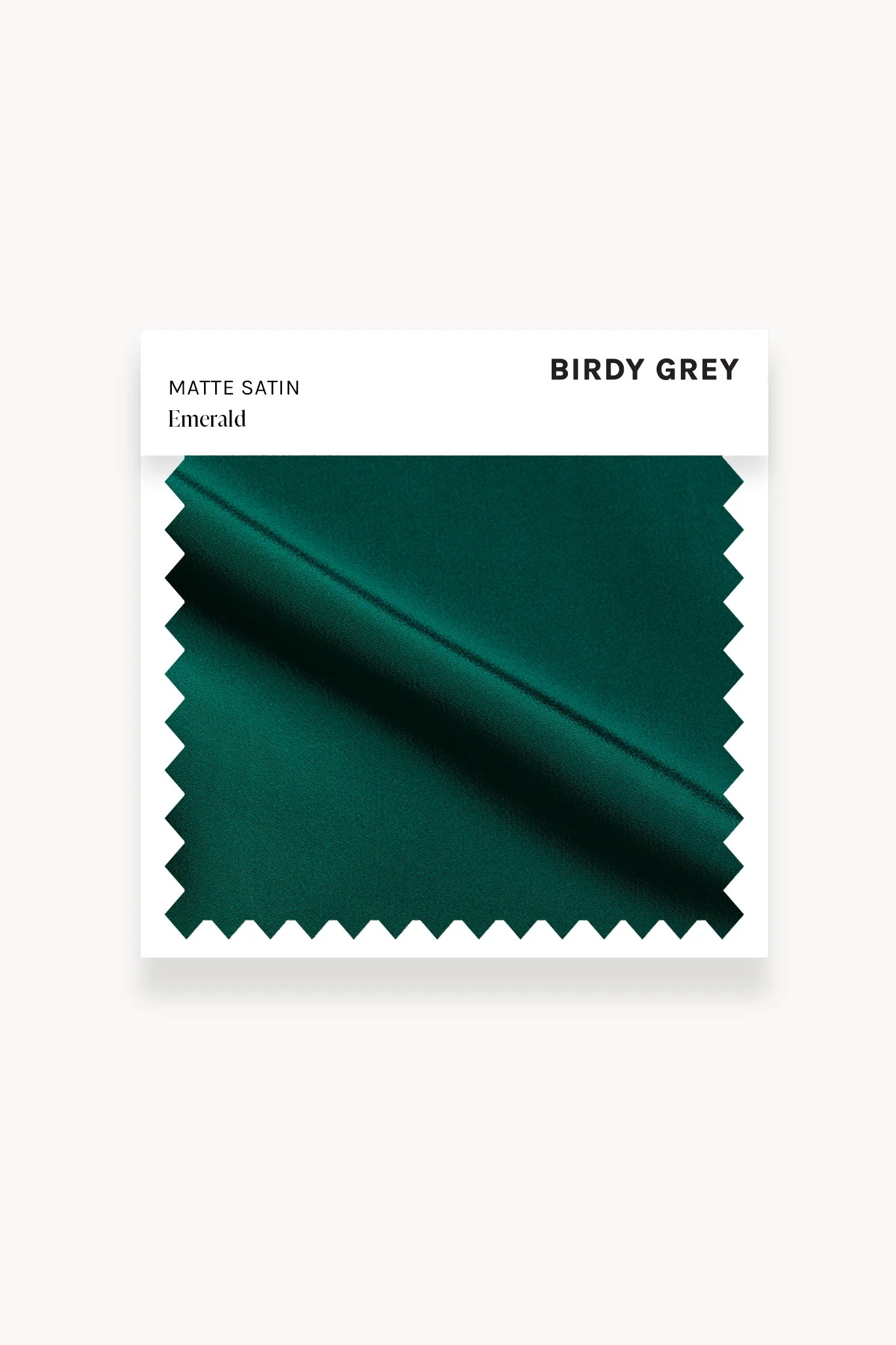 Swatch - Matte Satin in Emerald