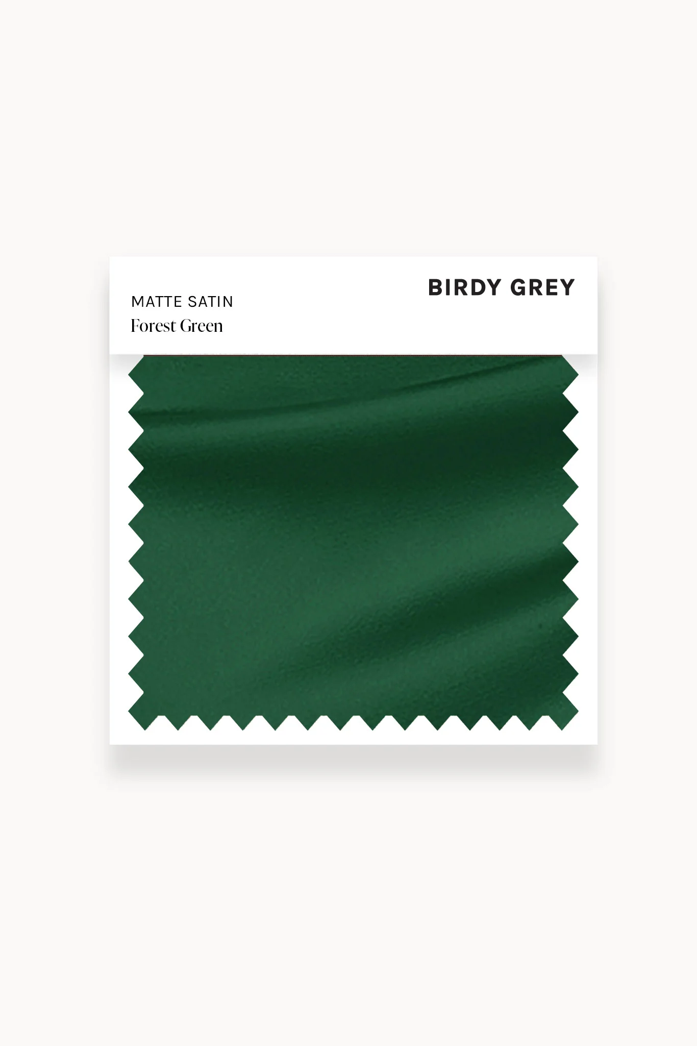 Swatch - Matte Satin in Forest Green