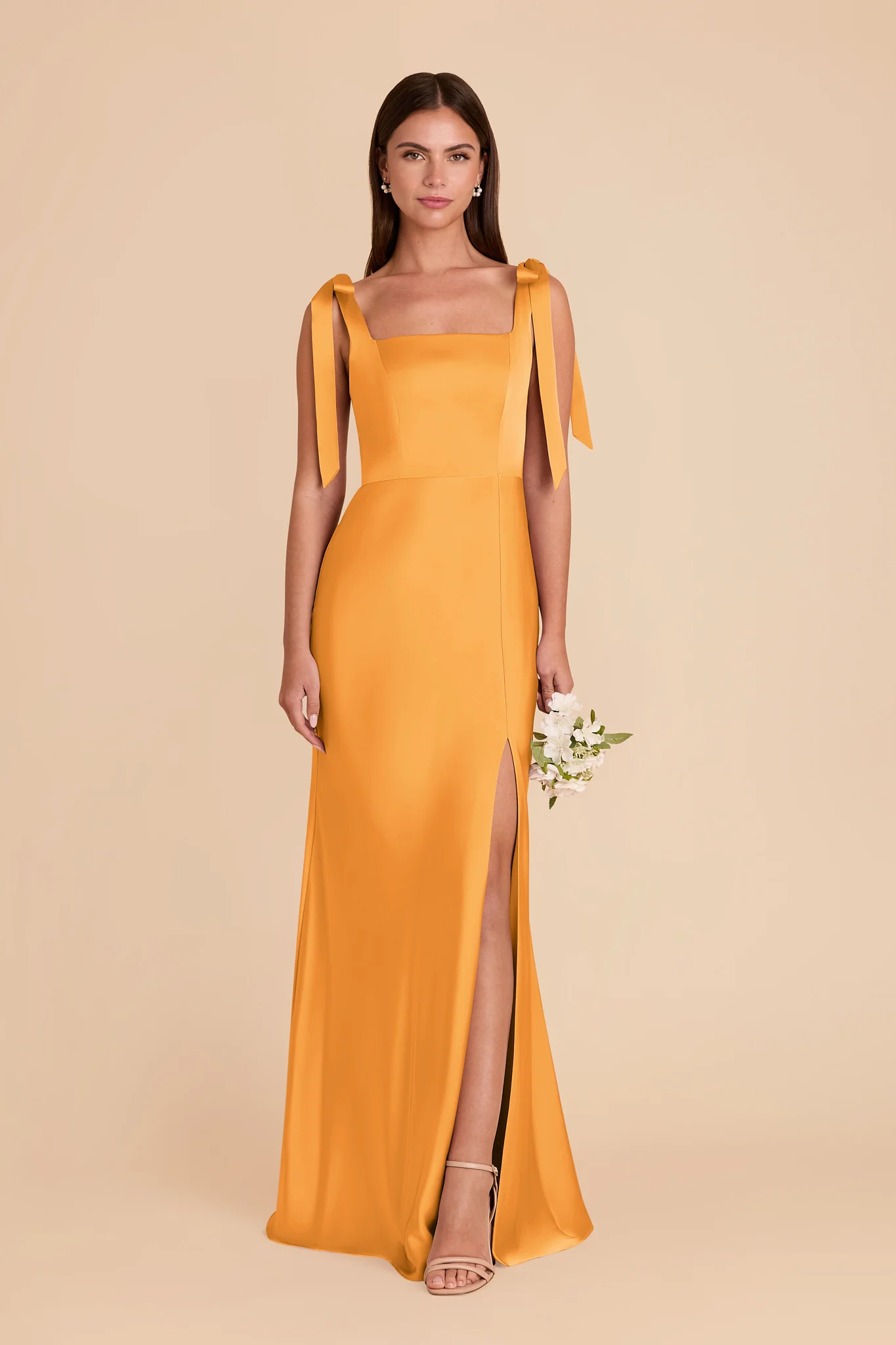 Swatch - Matte Satin in Mango - Image 2
