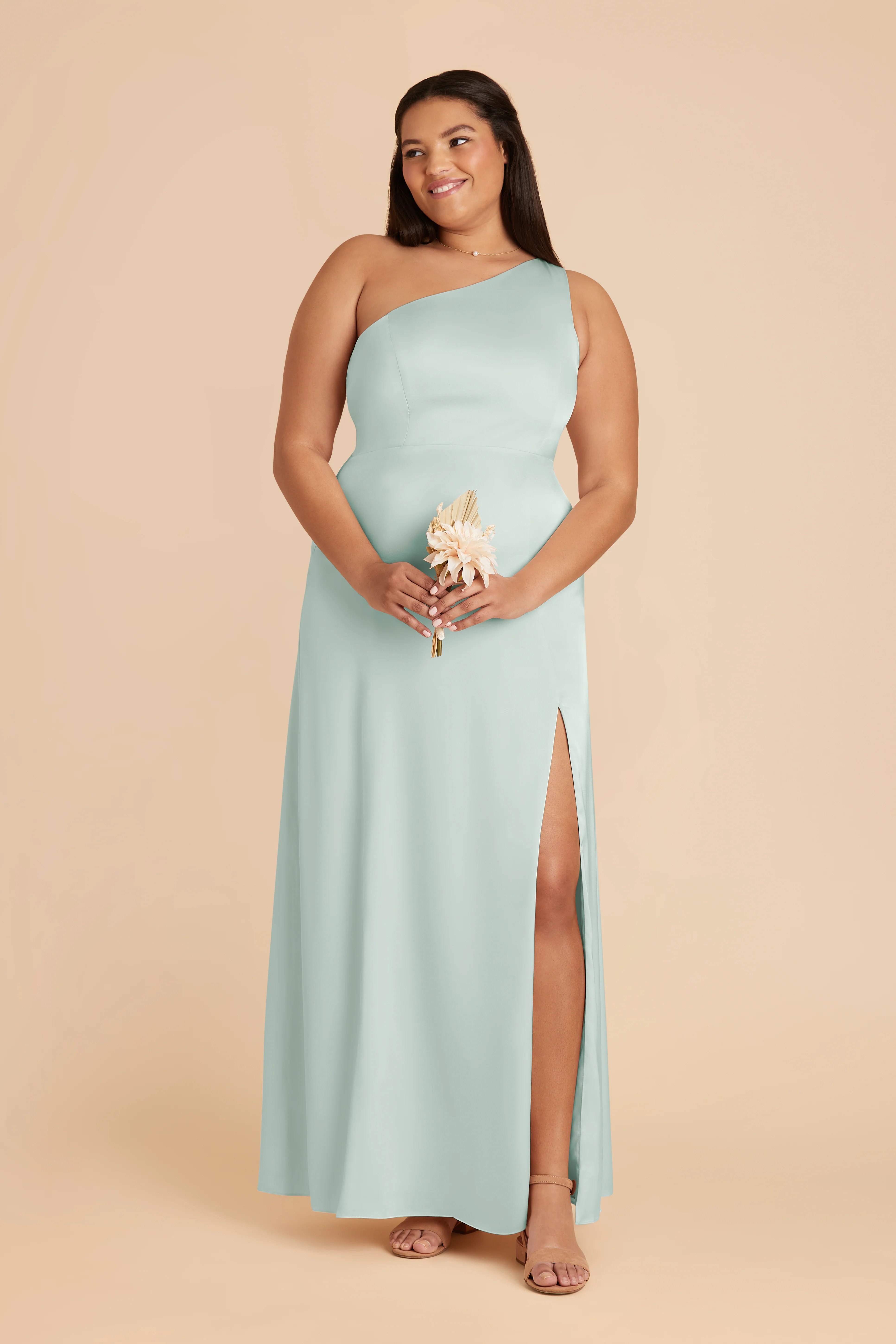 Swatch - Matte Satin in Mint - Image 2