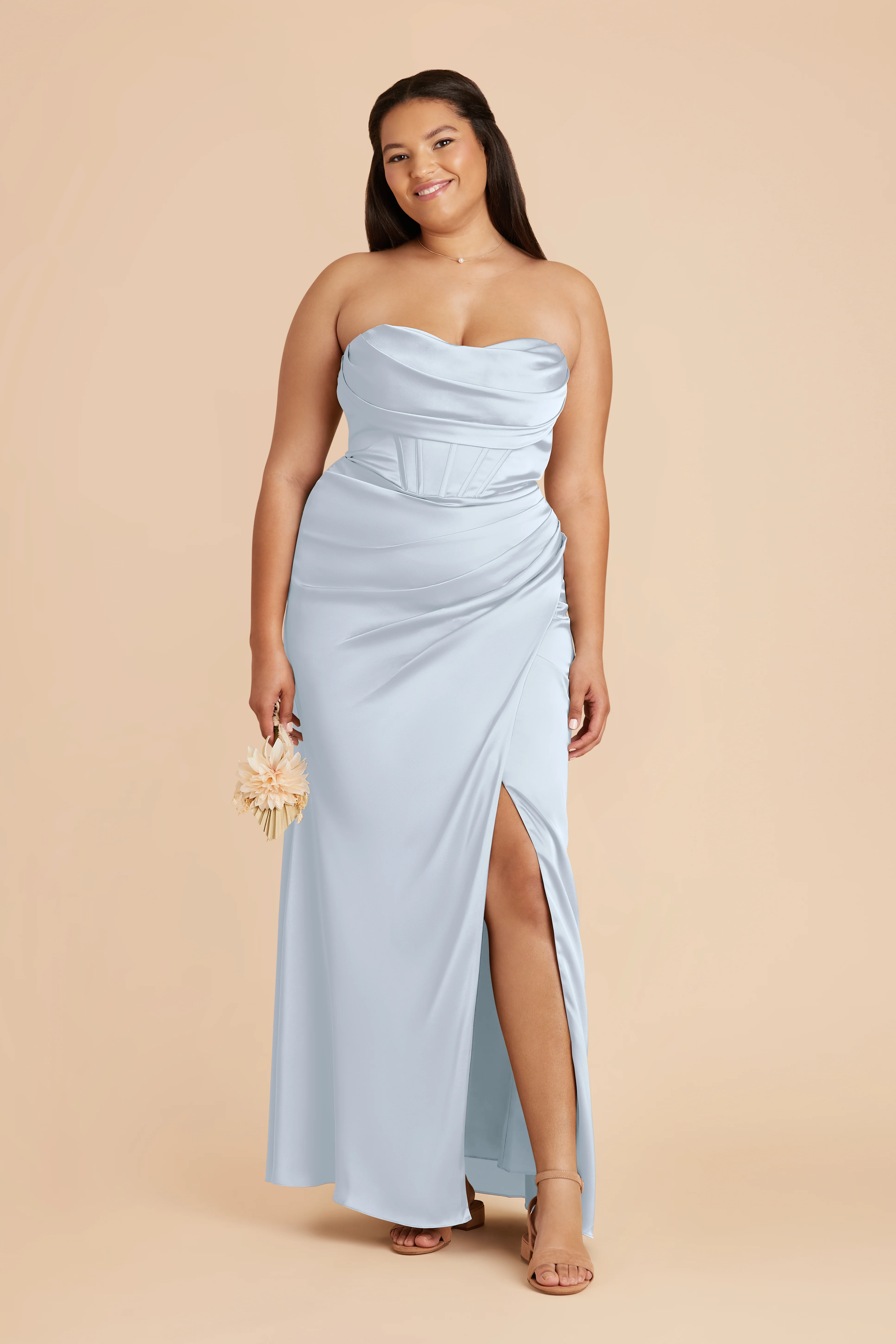 Swatch - Matte Satin in Mist Blue - Image 4