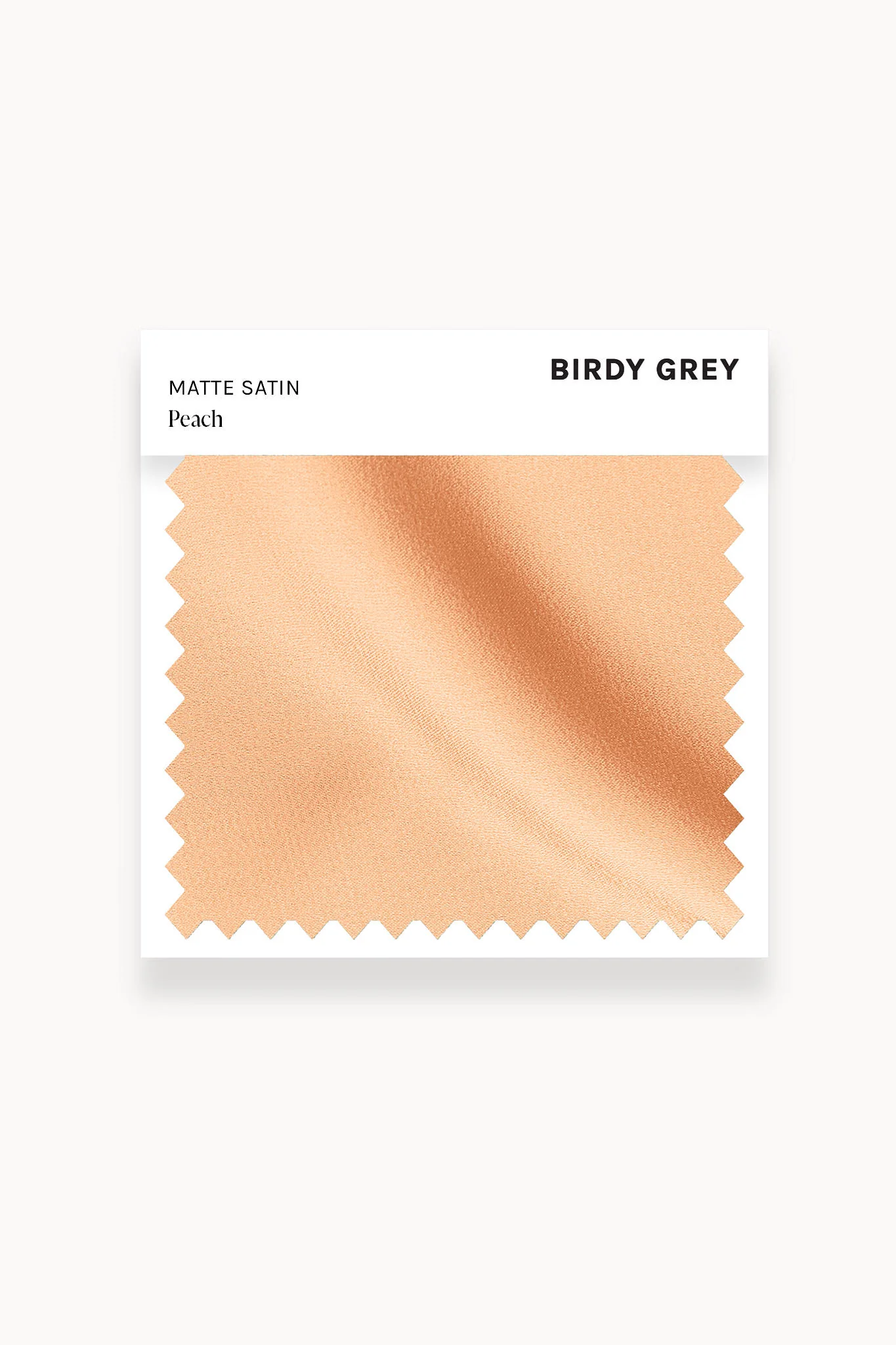 Swatch - Matte Satin in Peach