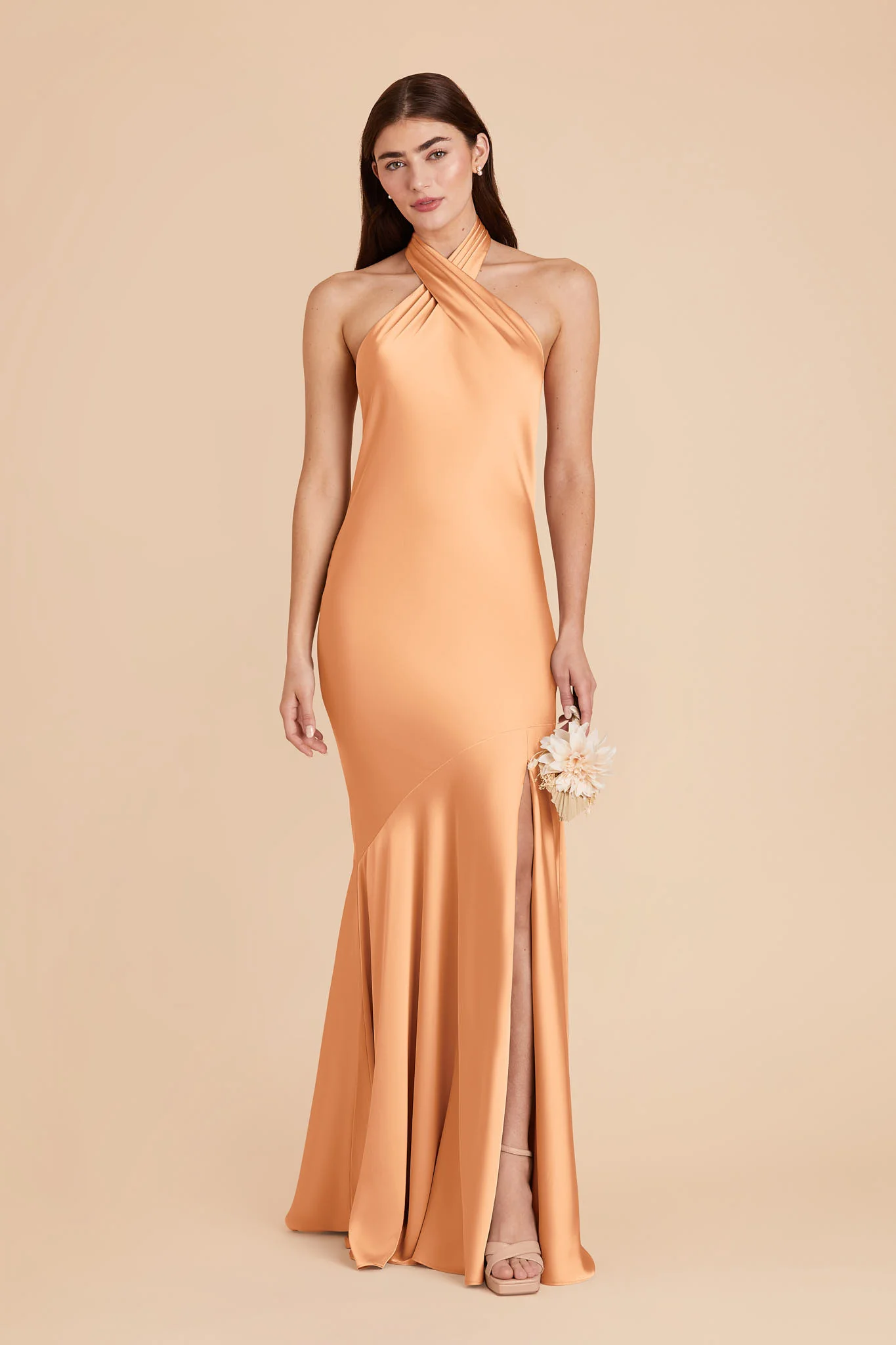 Swatch - Matte Satin in Peach - Image 4