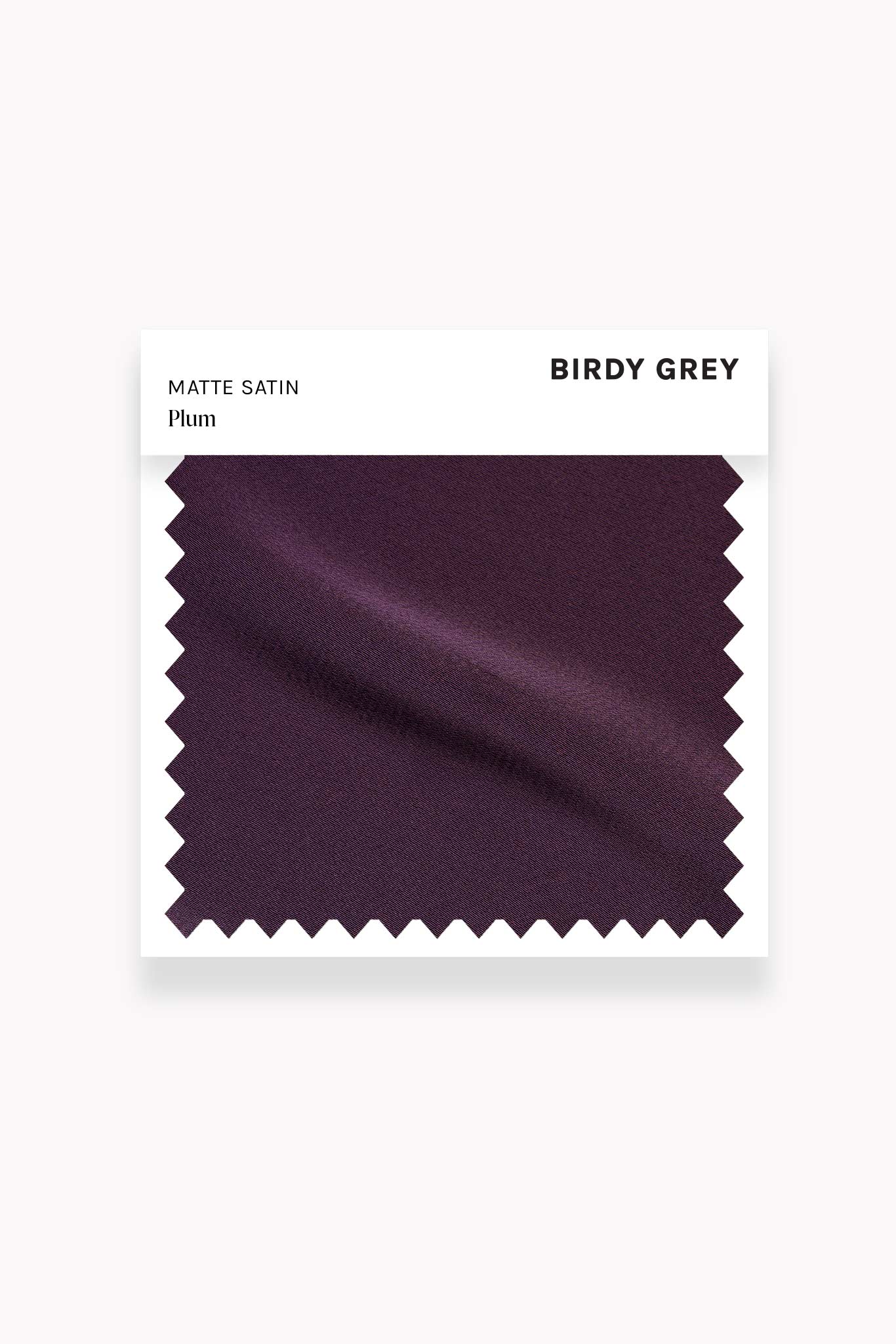 Swatch - Matte Satin in Plum