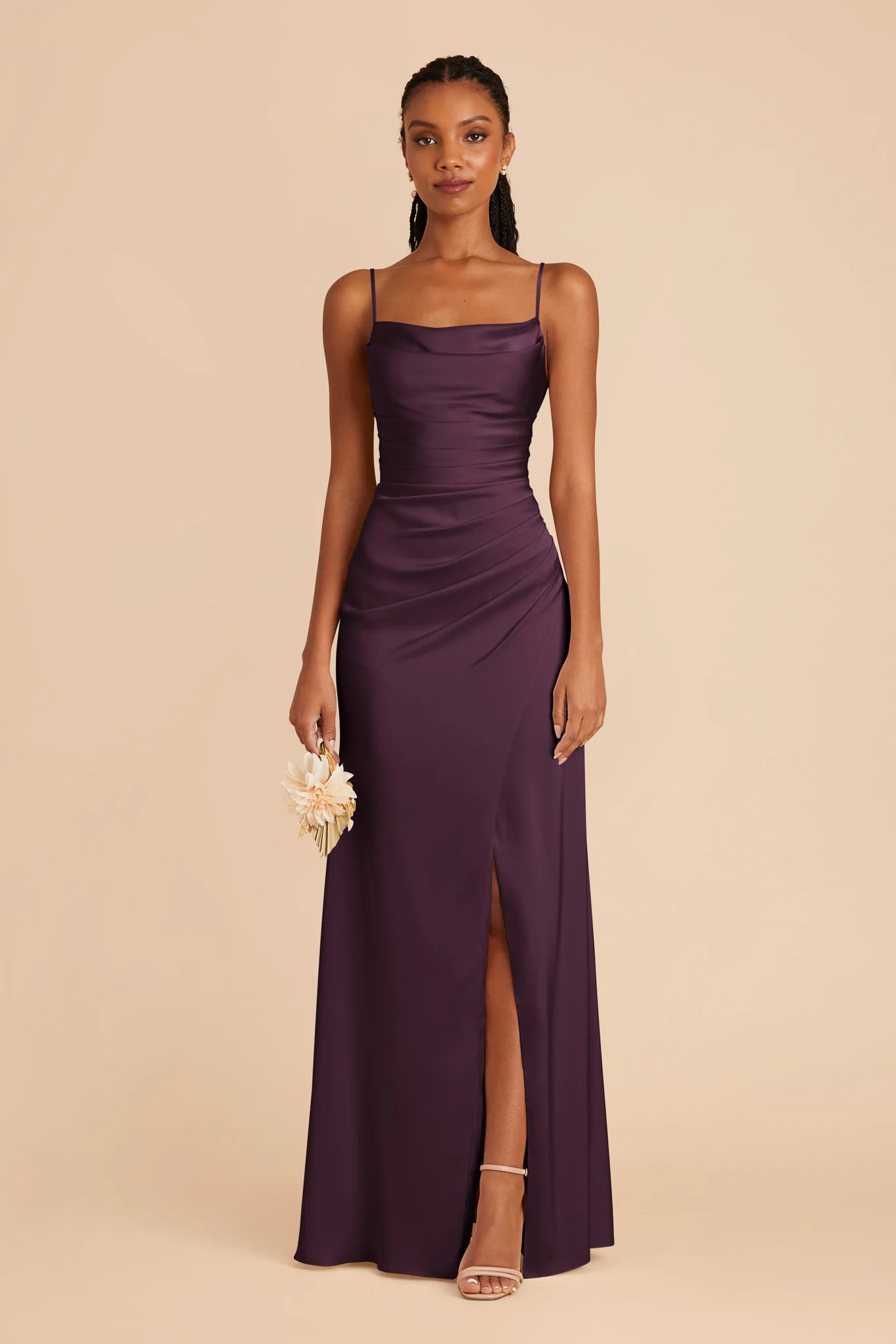 Swatch - Matte Satin in Plum - Image 2
