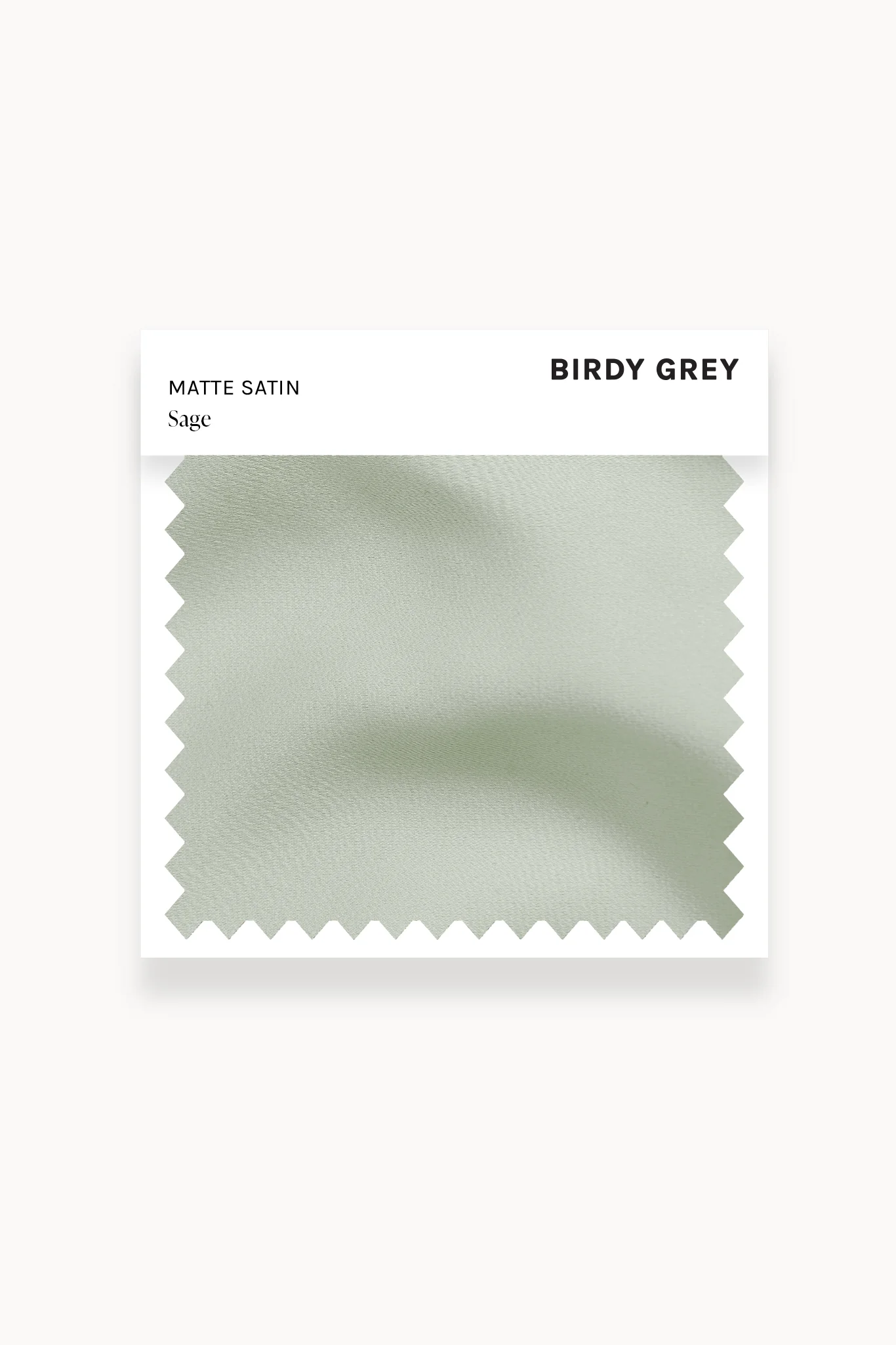 Swatch - Matte Satin in Sage