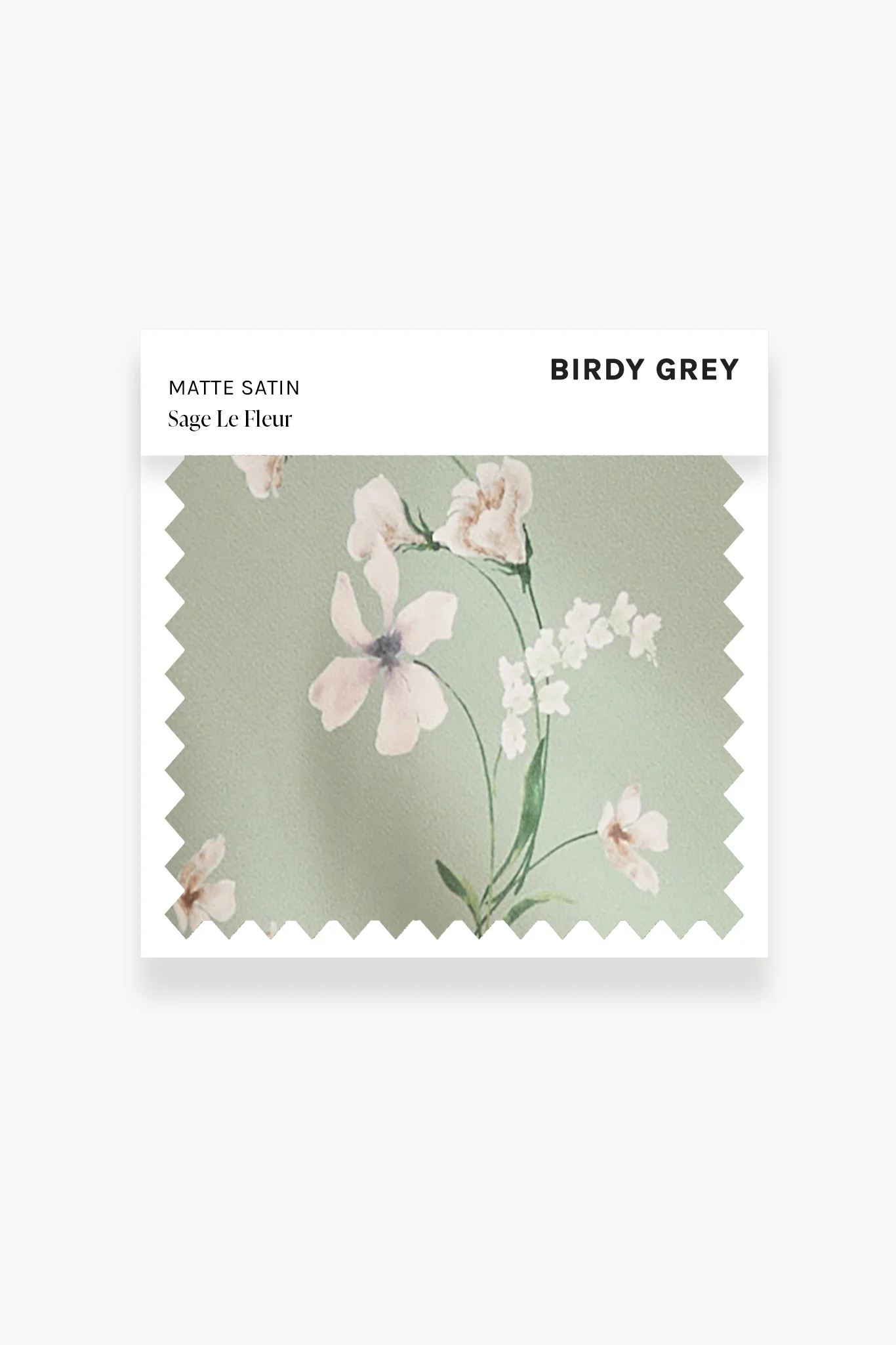 Swatch - Matte Satin in Sage Le Fleur