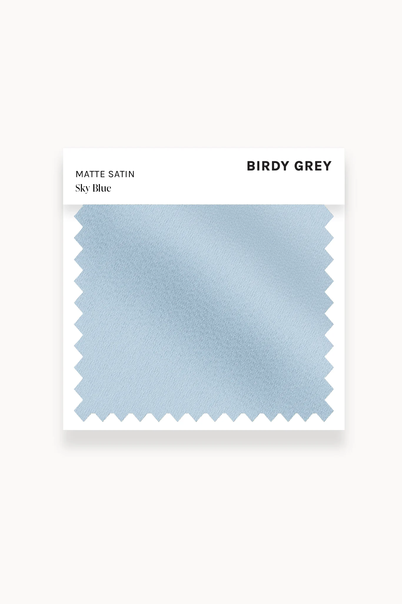 Swatch - Matte Satin in Sky Blue