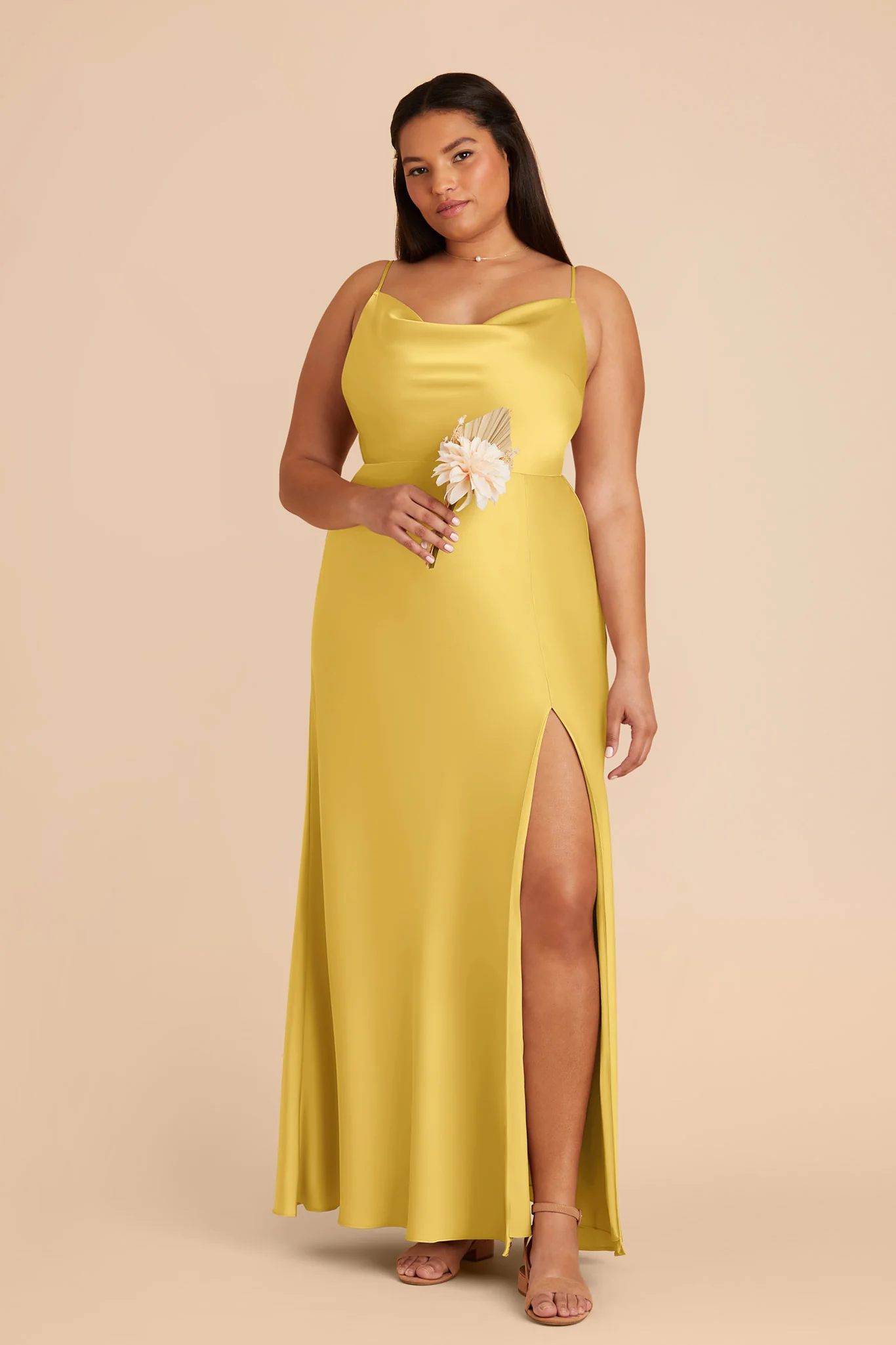 Swatch - Matte Satin in Sunflower Yellow - Image 3