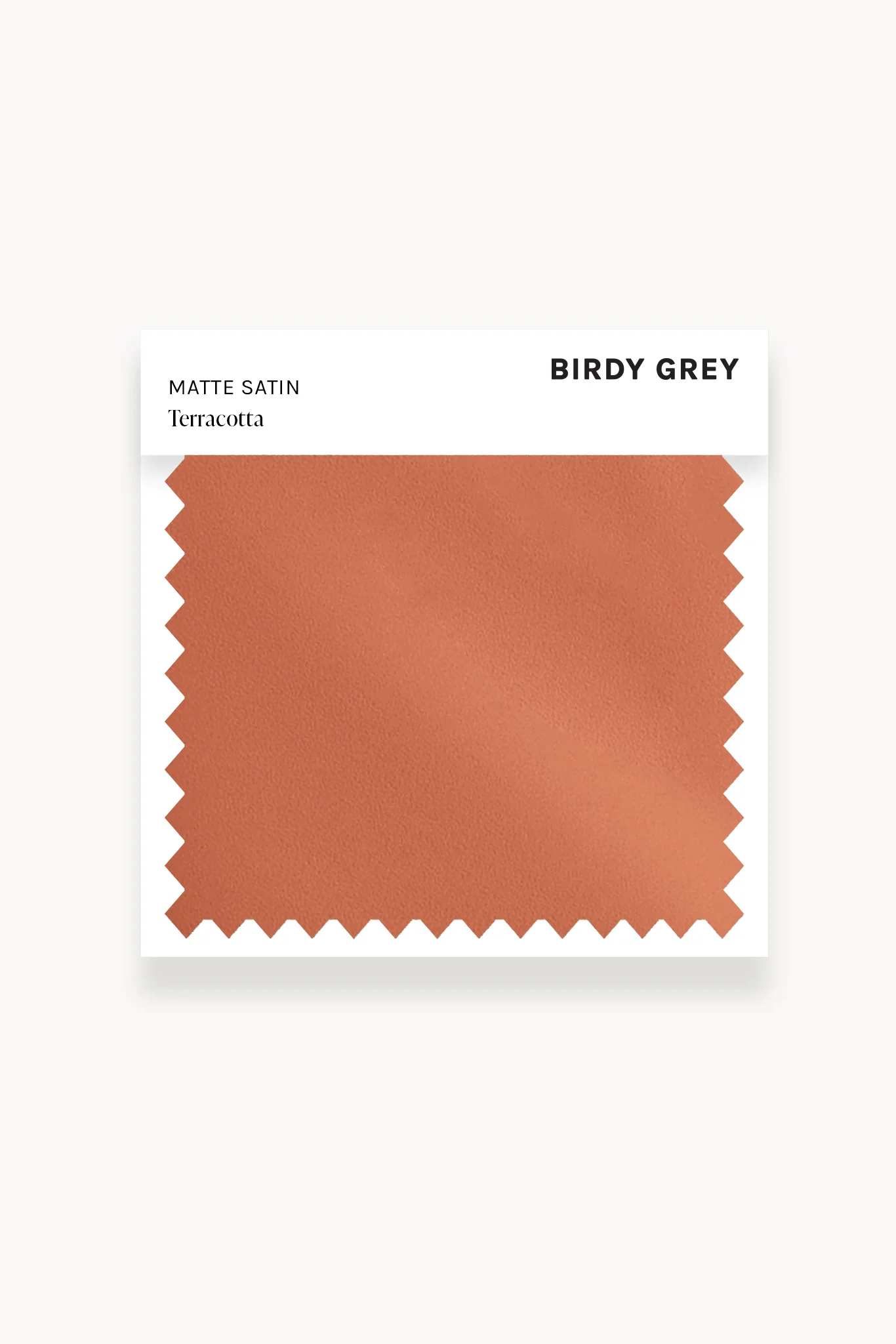 Swatch - Matte Satin in Terracotta