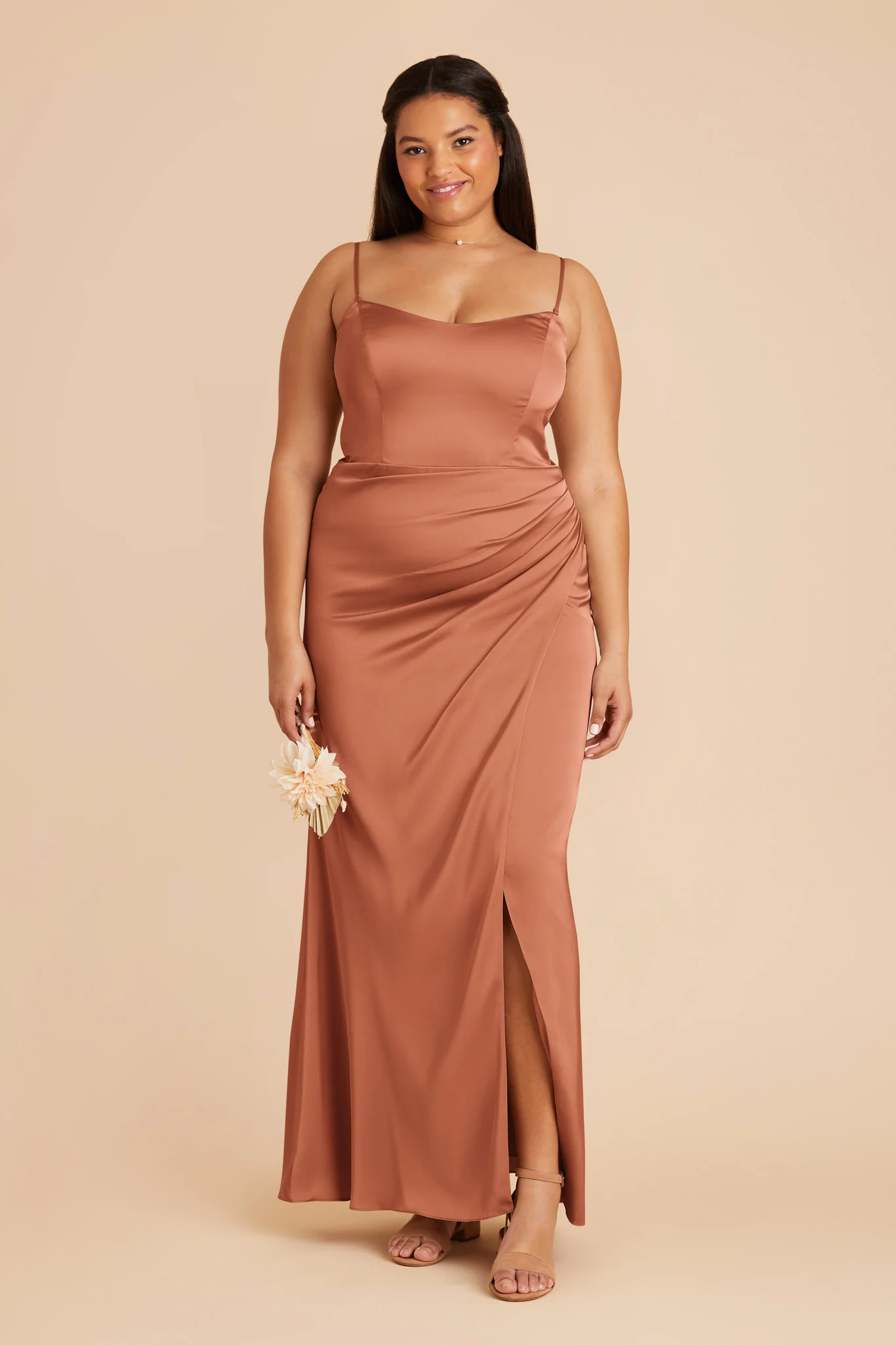 Swatch - Matte Satin in Terracotta - Image 2