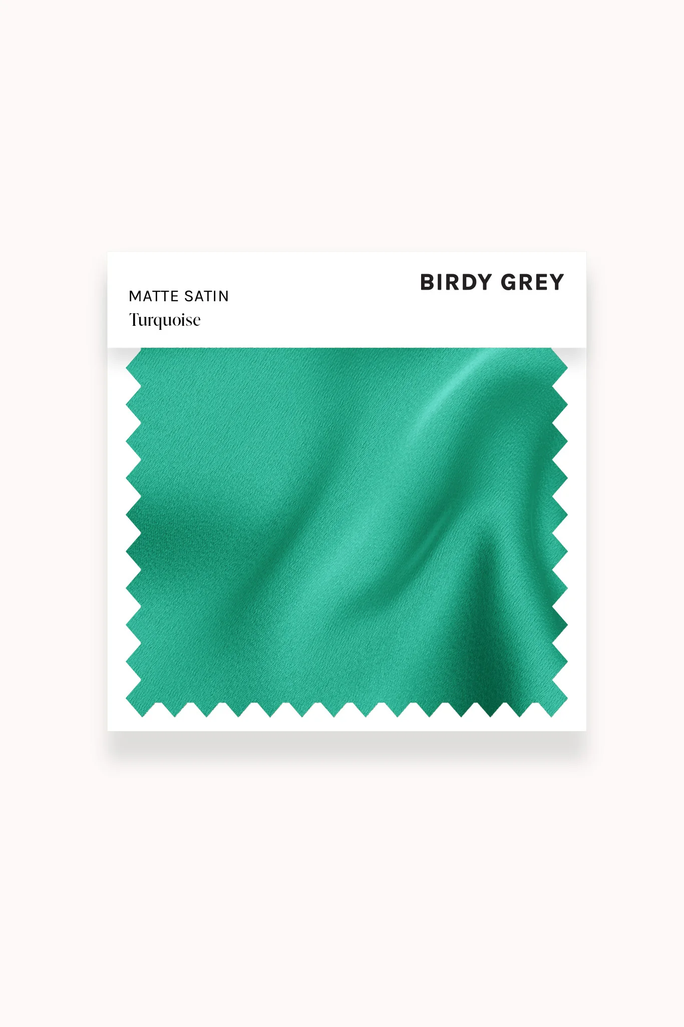 Swatch - Matte Satin in Turquoise