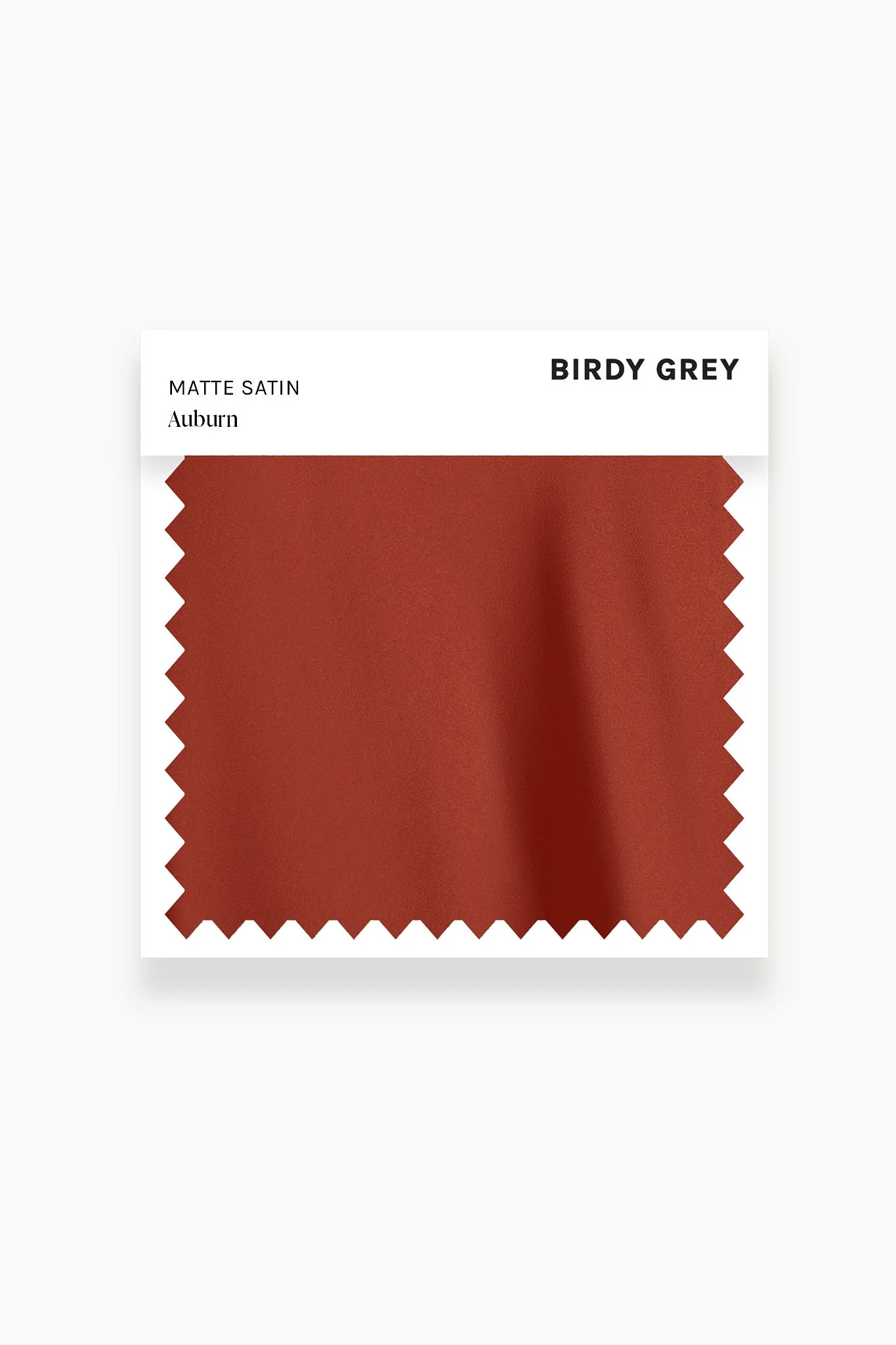 Swatch - Matte Satin in Auburn