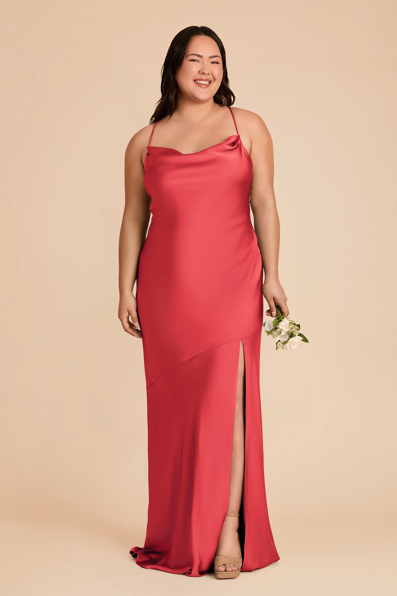 Swatch - Matte Satin in Guava - Image 3