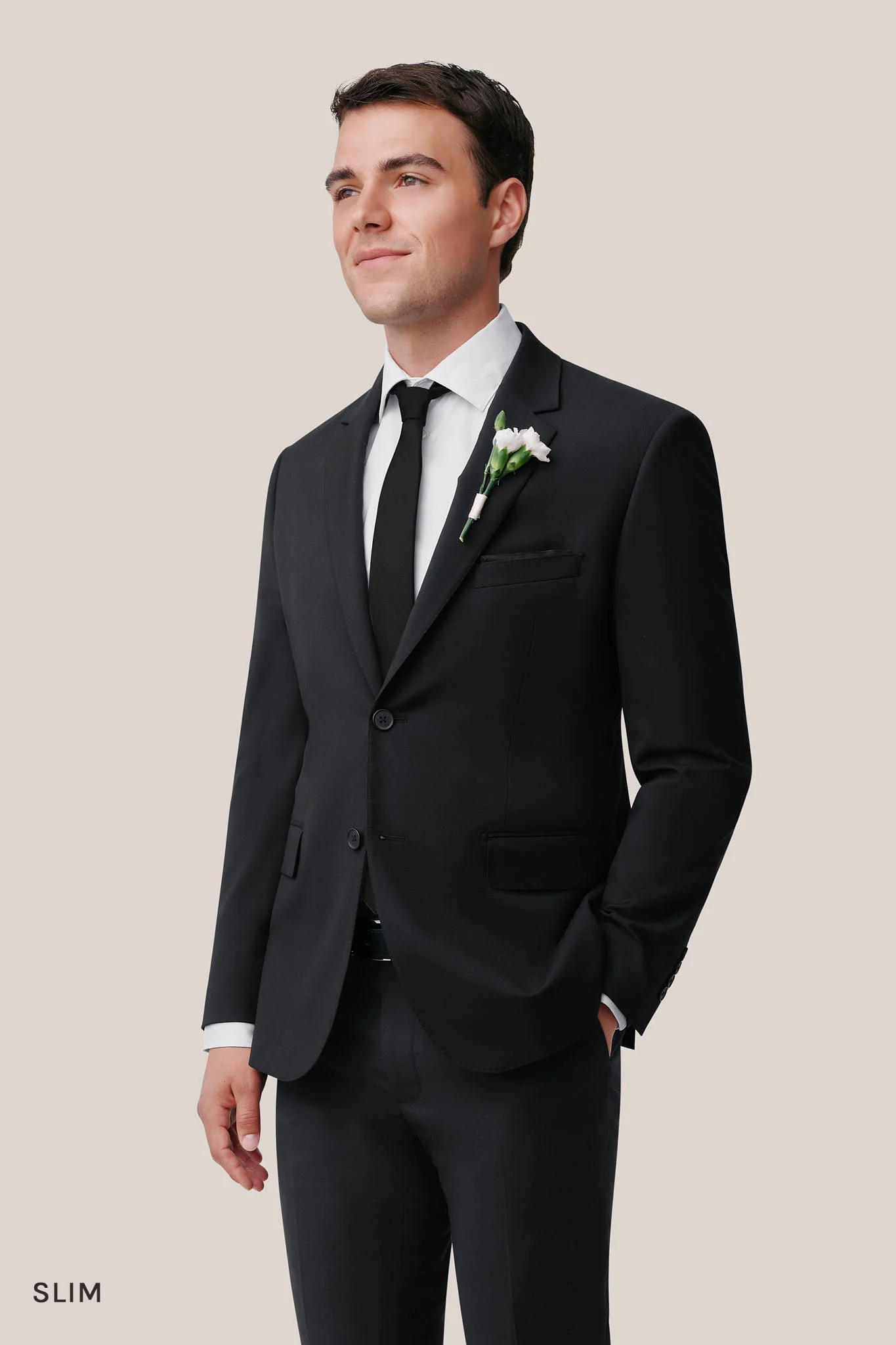Taylor Suit Jacket - Black - Image 3