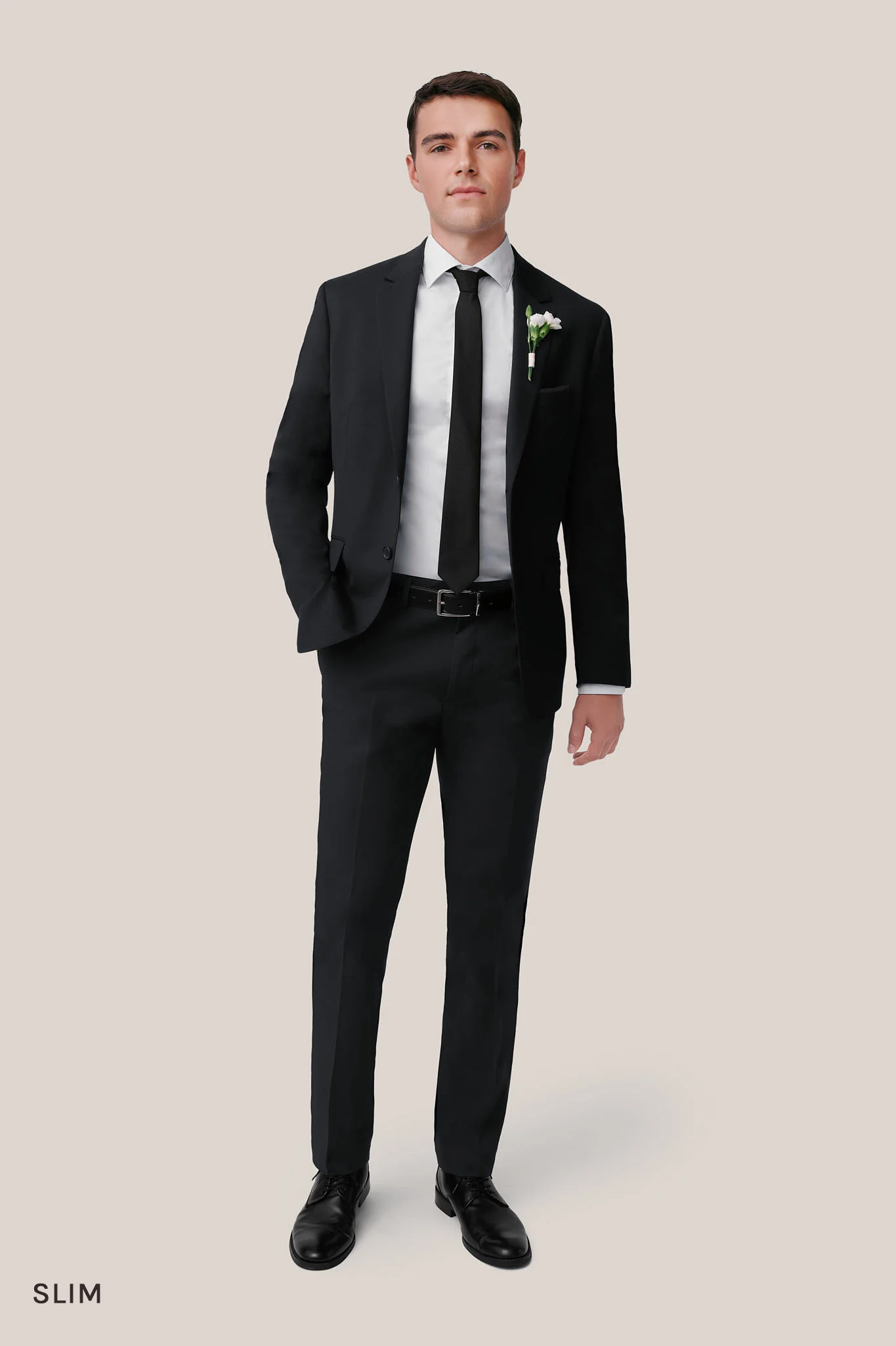 Taylor Suit Jacket - Black - Image 5