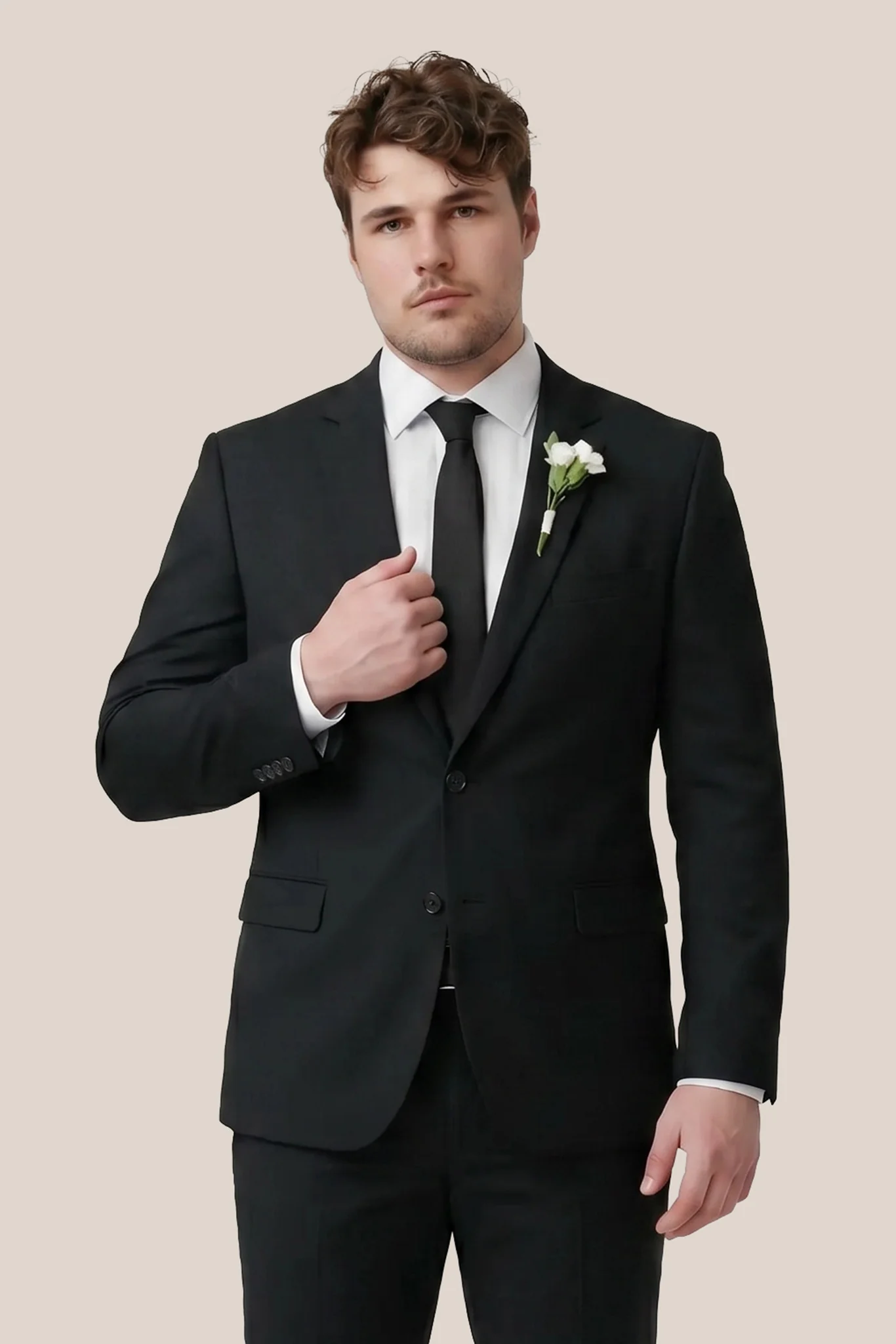 Taylor Suit Jacket - Black - Image 9