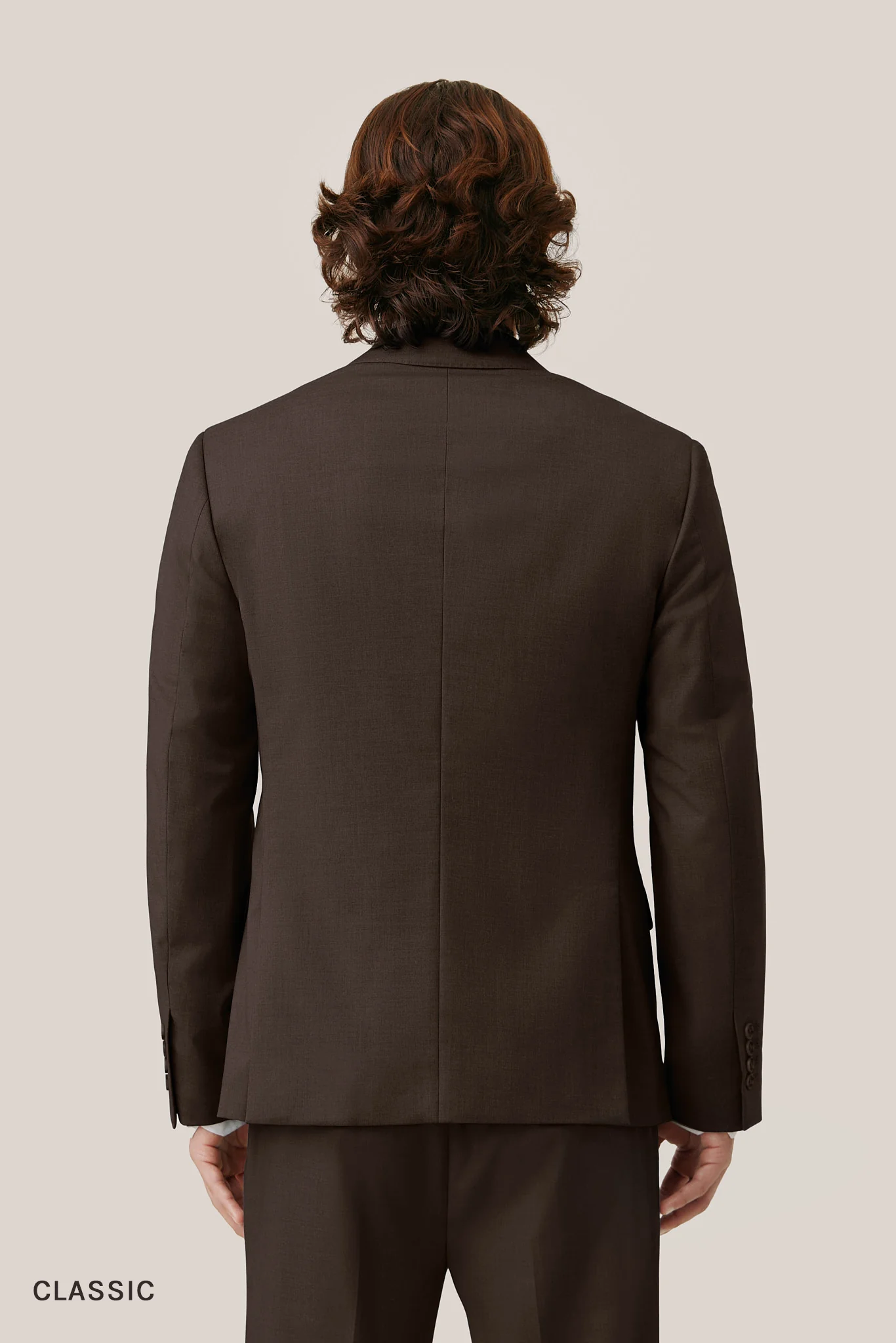 Taylor Suit Jacket - Dark Brown - Image 8