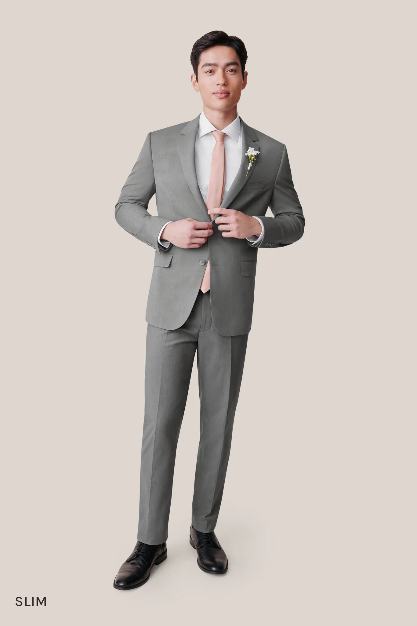 Taylor Suit Jacket - Gray - Image 5